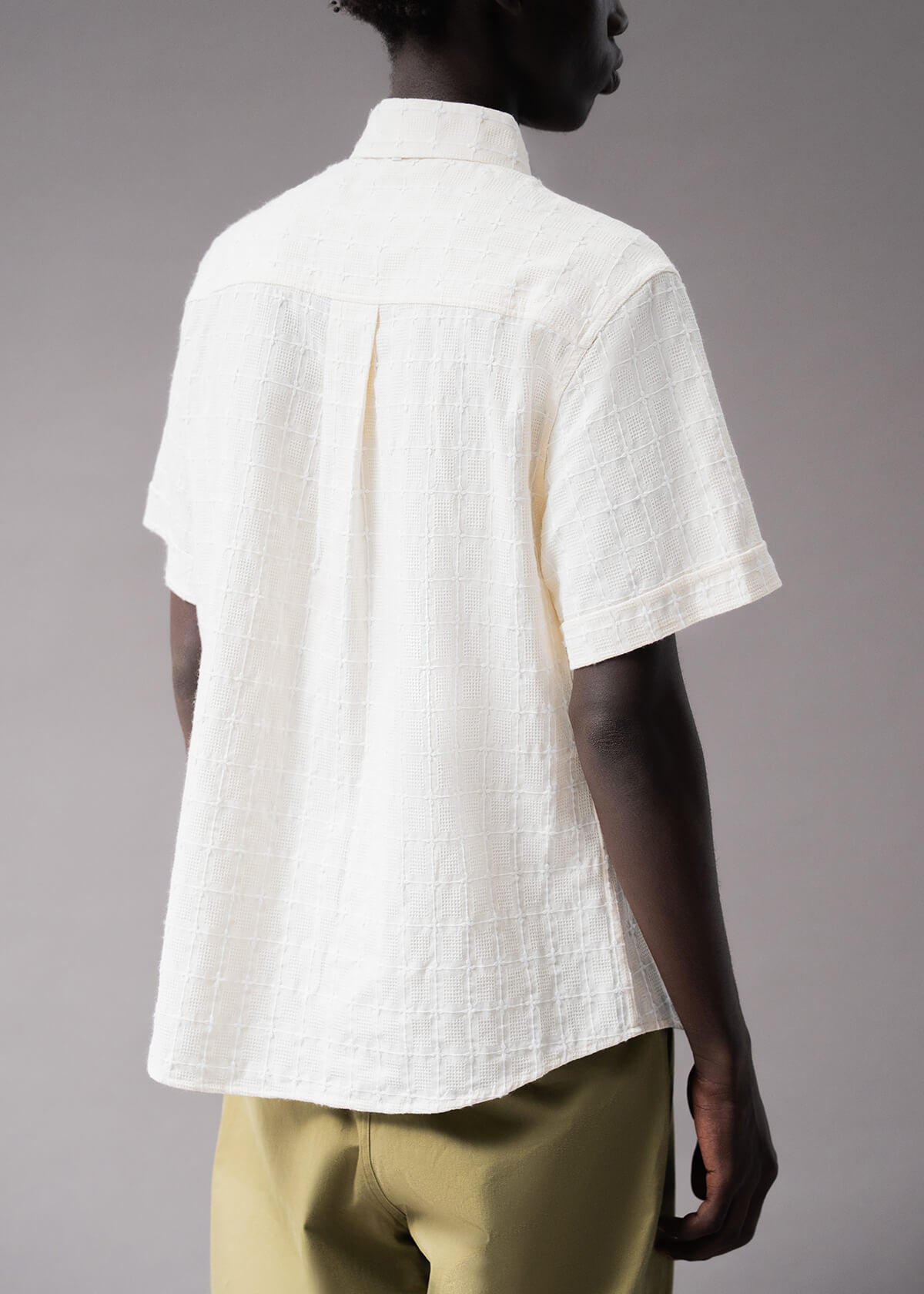 Embroidered Cream Plaid | Modern Menswear by yycbvcnbmmnbm