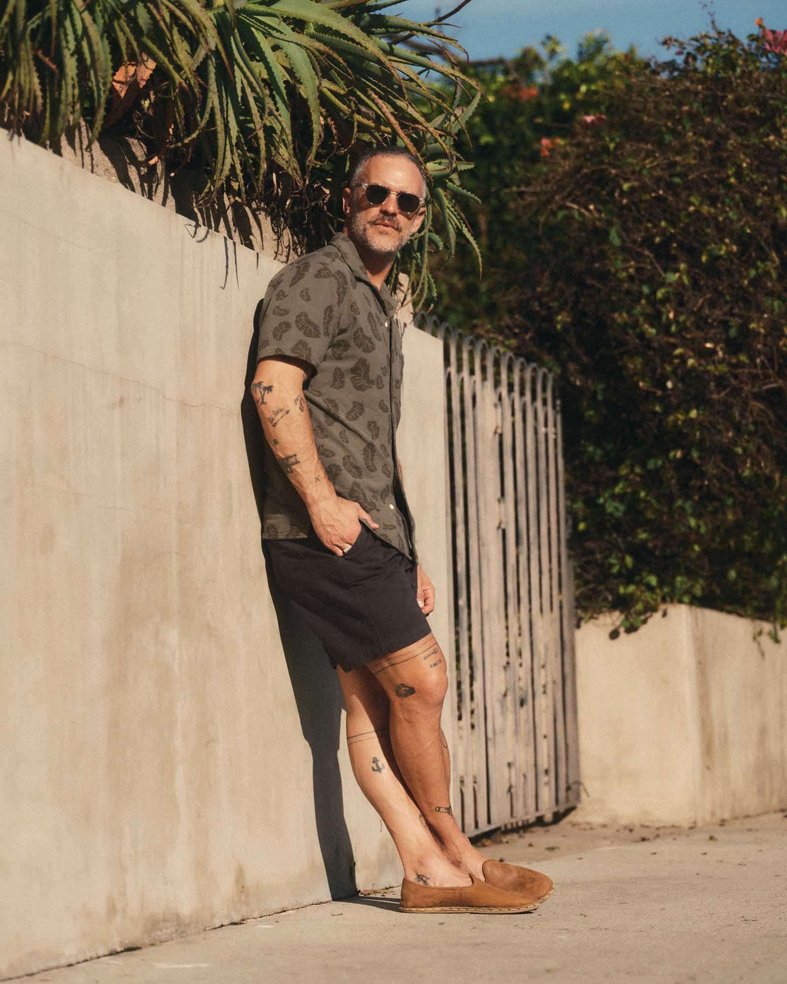The Hawthorne Shirt in Burnt Olive Floral Jacquard | Modern Menswear by yycbvcnbmmnbm