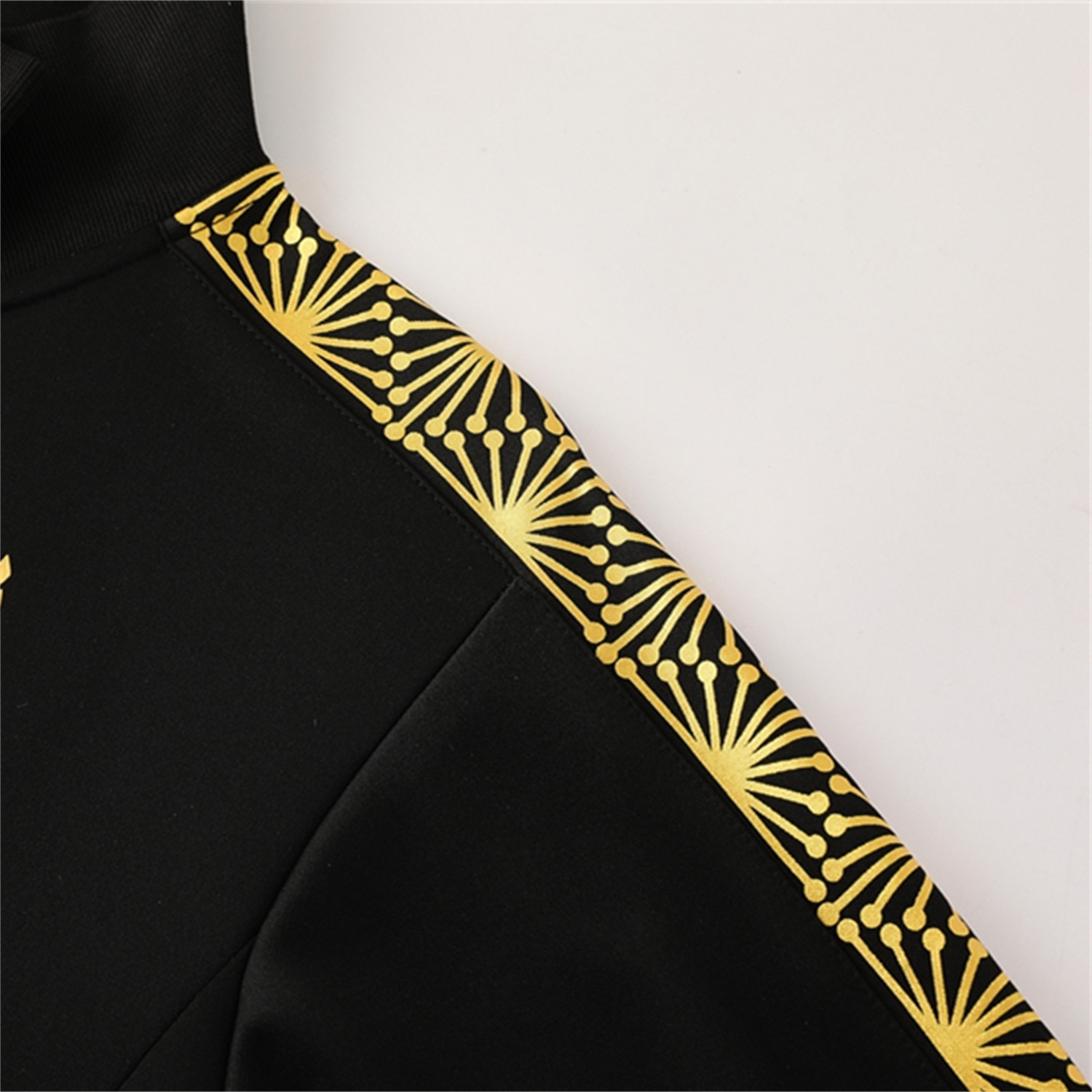 AlphaJersey-Kids Mexico 2025 Gold Cup Kids Jacket Training Tracksuit - Black Top & Pants
