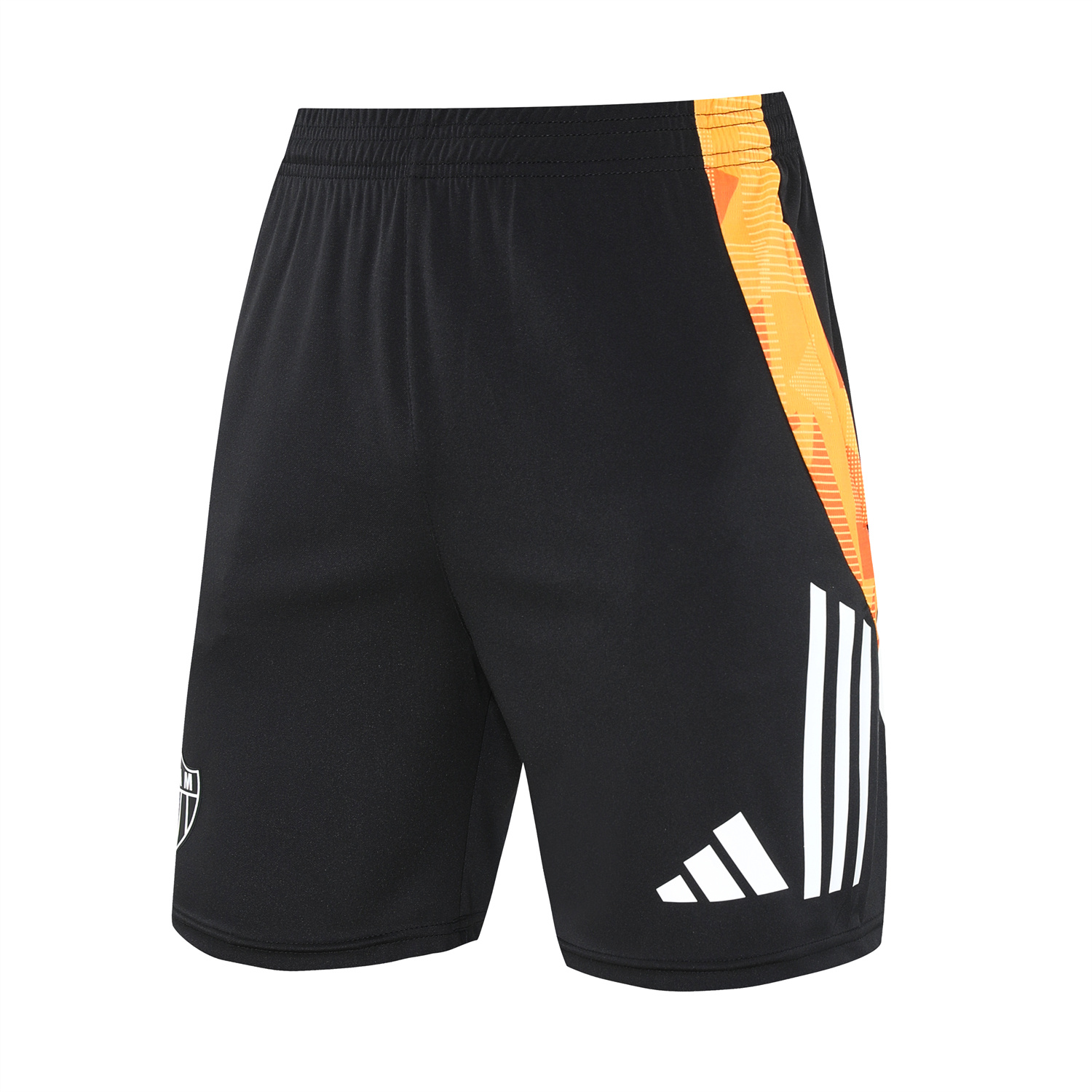 AlphaJersey-Atletico Mineiro 25-26 Short-Sleeve Kids Training Set - Black Top With Black Shorts