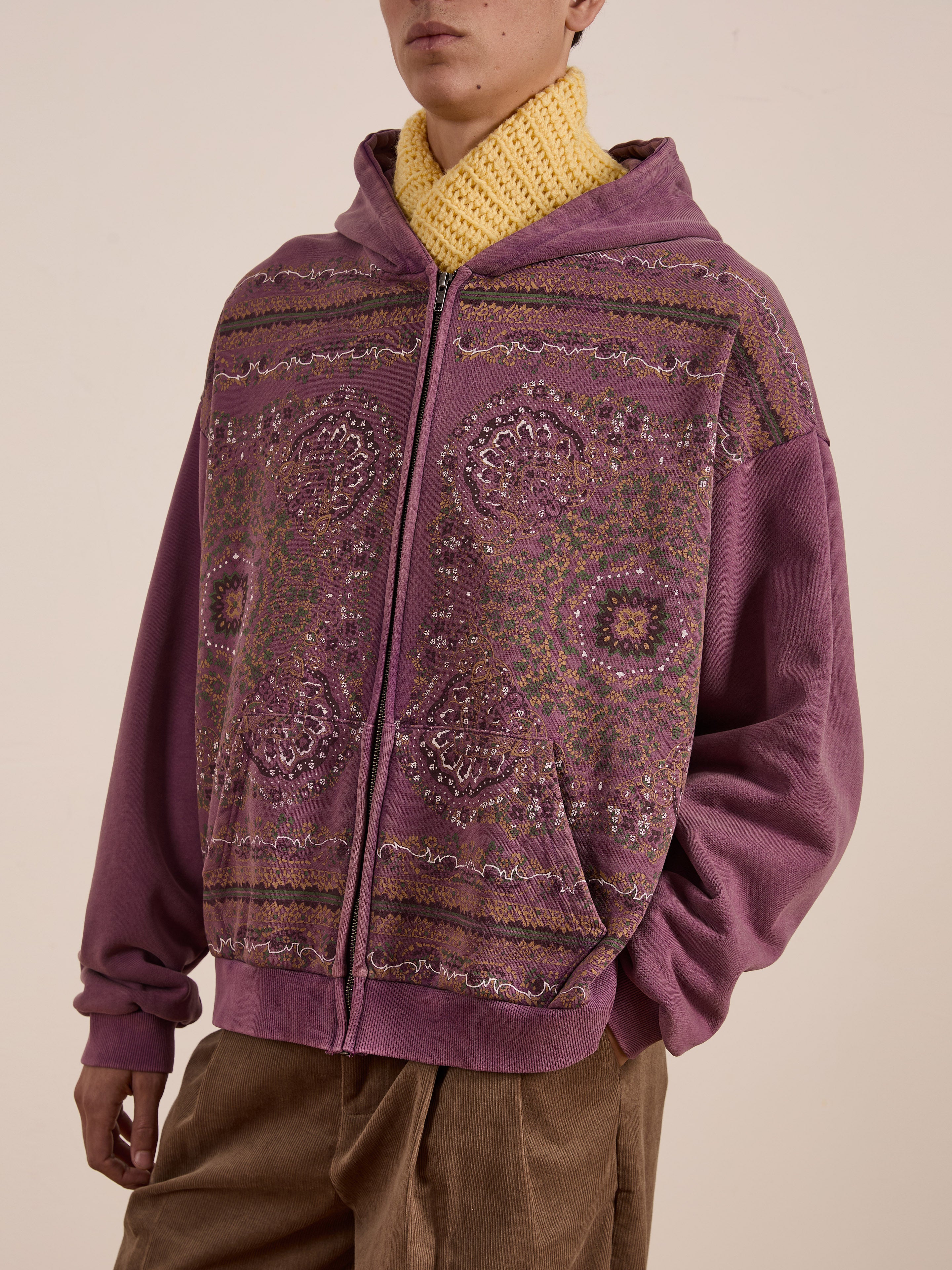 Motif Zip-Up Hoodie | Modern Menswear by yycbvcnbmmnbm