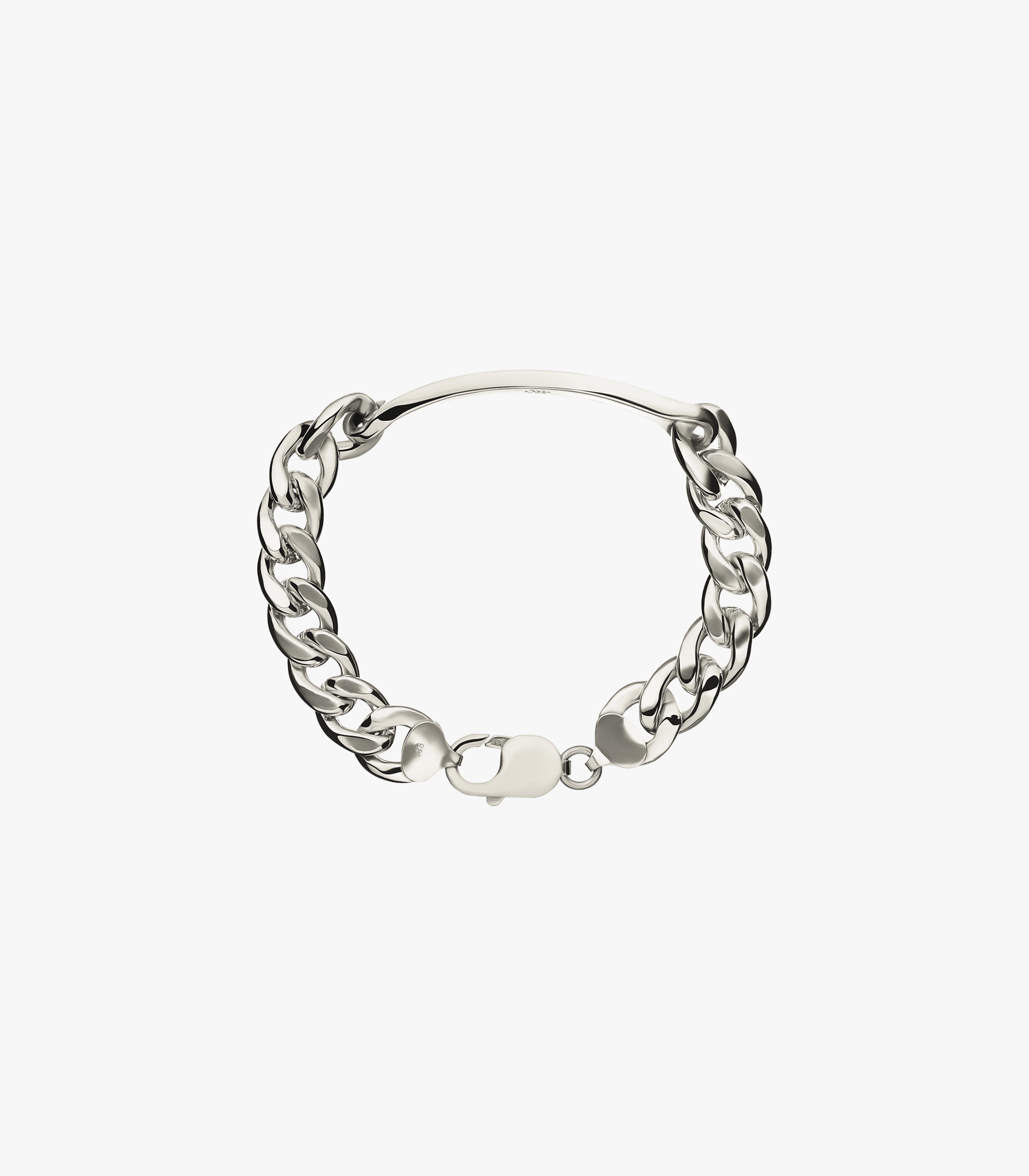 Silver ID Bracelet | Modern Menswear by yycbvcnbmmnbm