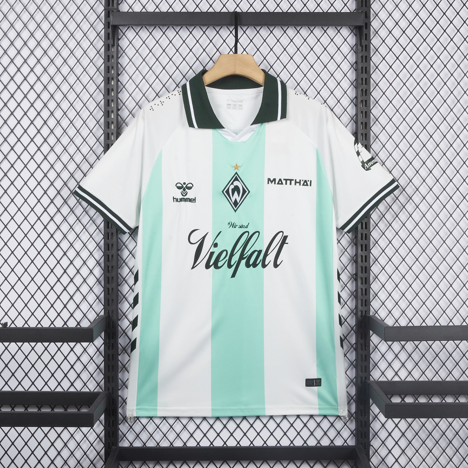 AlphaJersey-Werder Bremen 25-26 Green And White Special Jersey - Fans Version