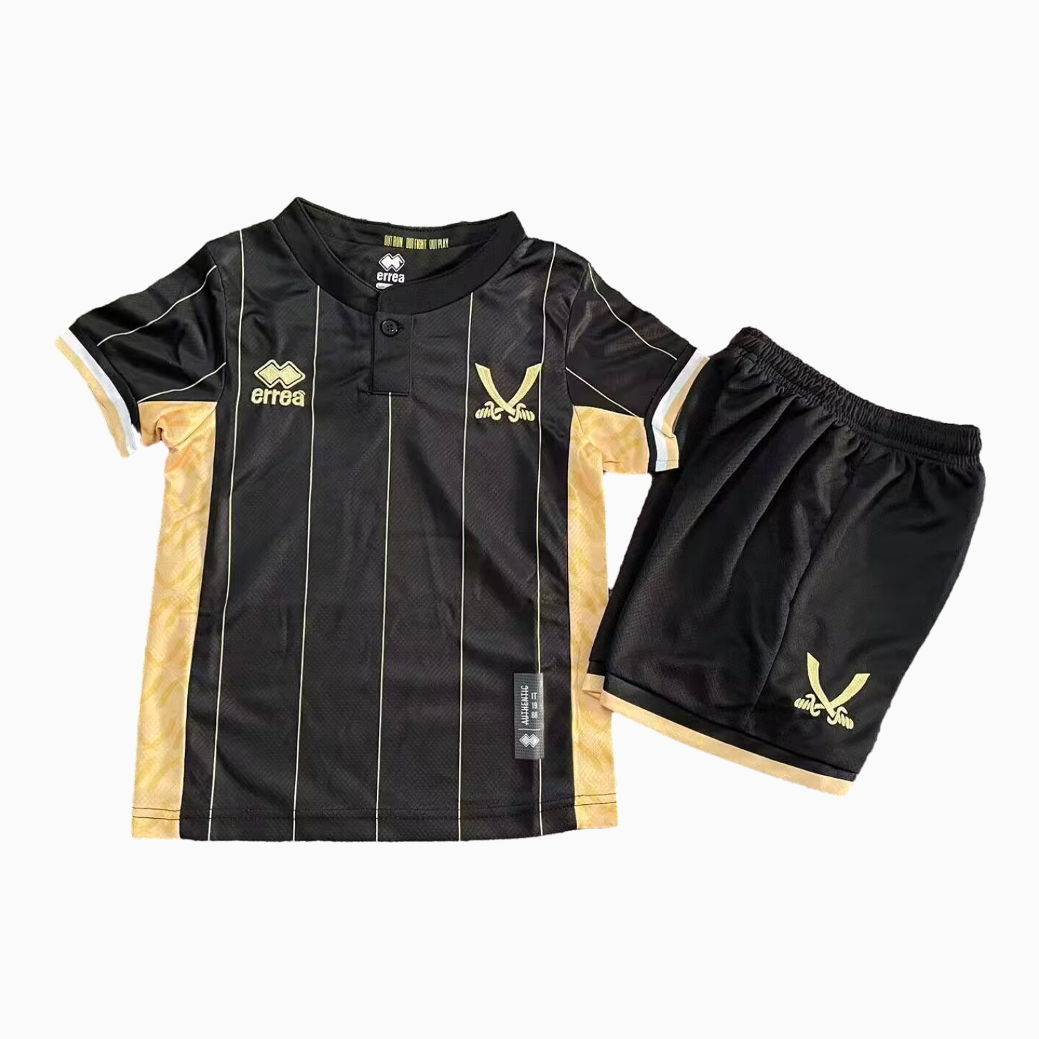 AlphaJersey-Sheffield United 25-26 Black Goalkeeper Kids Kit