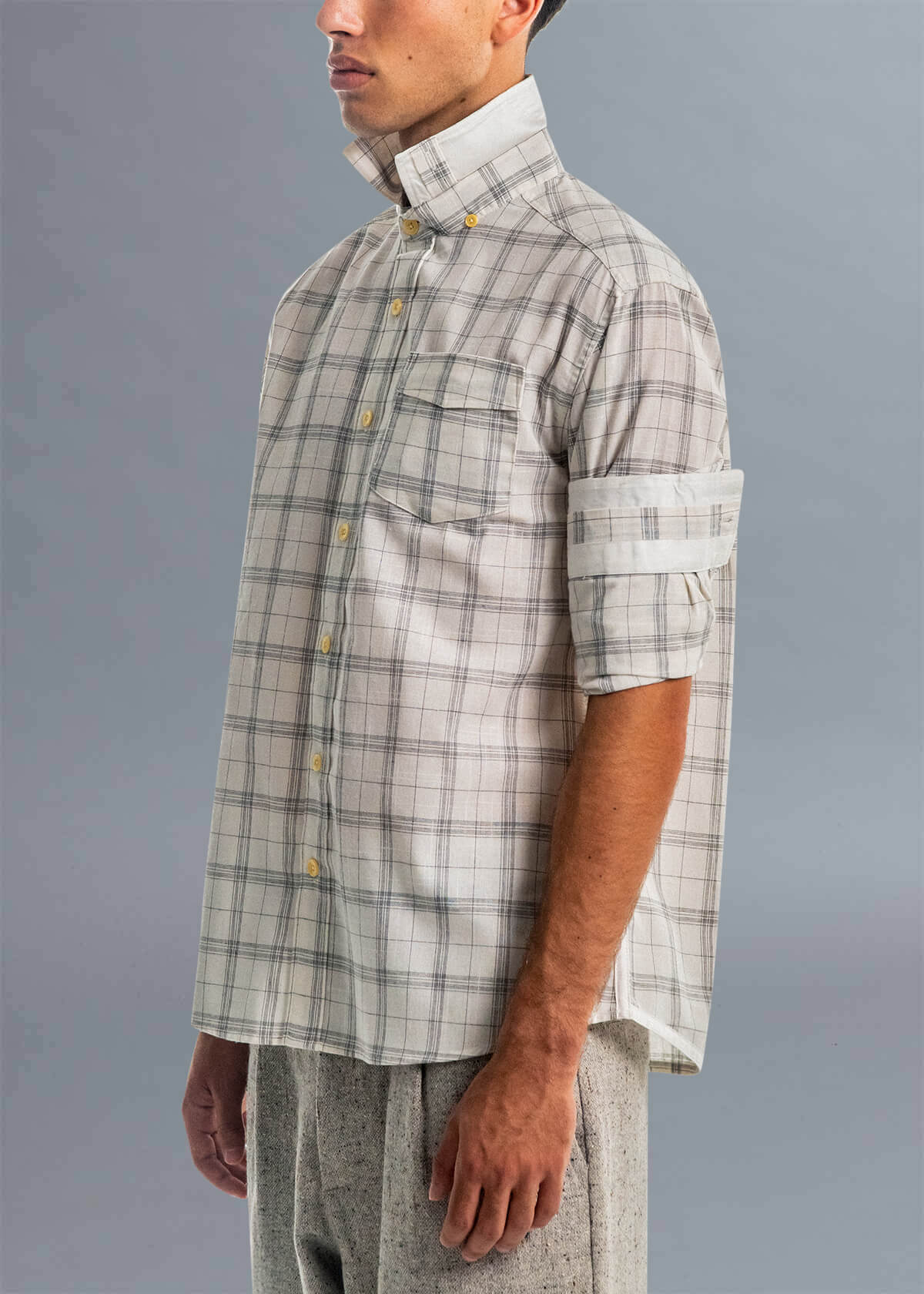 Slub Sketch Plaid | Modern Menswear by yycbvcnbmmnbm