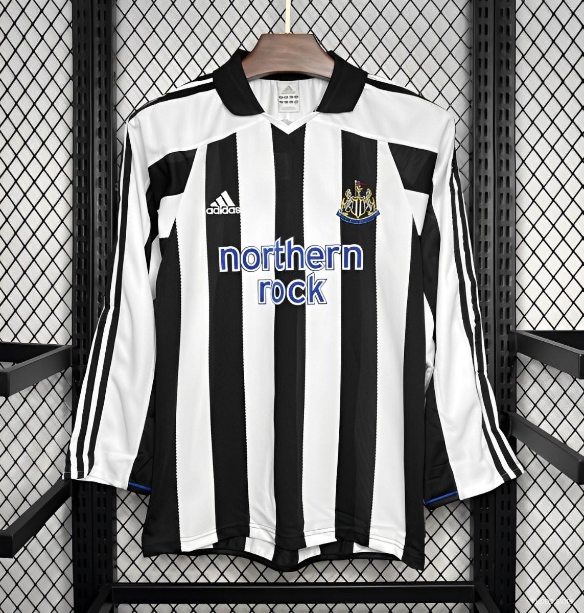 AlphaJersey-Retro Newcastle United 2003-05 Home Long Sleeve Jersey