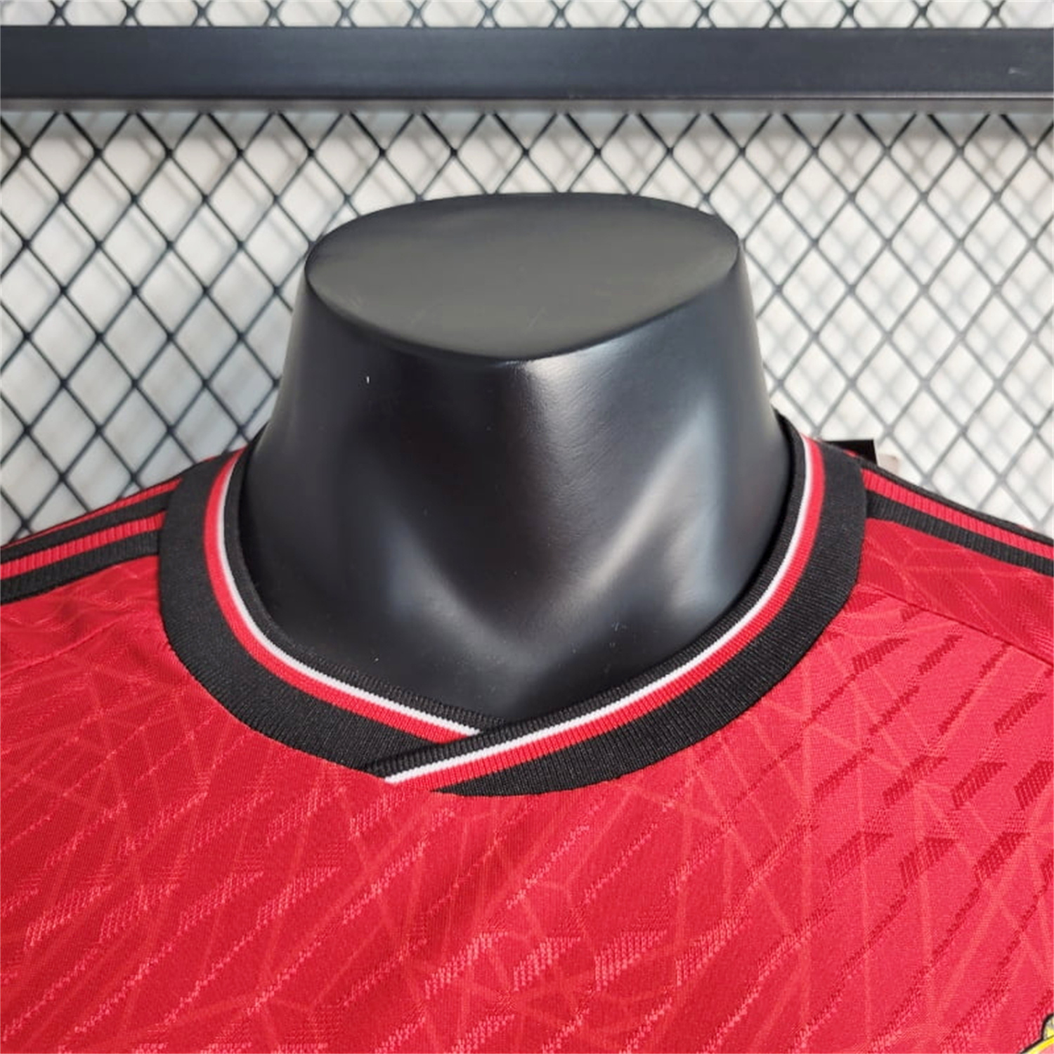 AlphaJersey-Retro Manchester United 2023-24 Home Red Jersey - Player Version