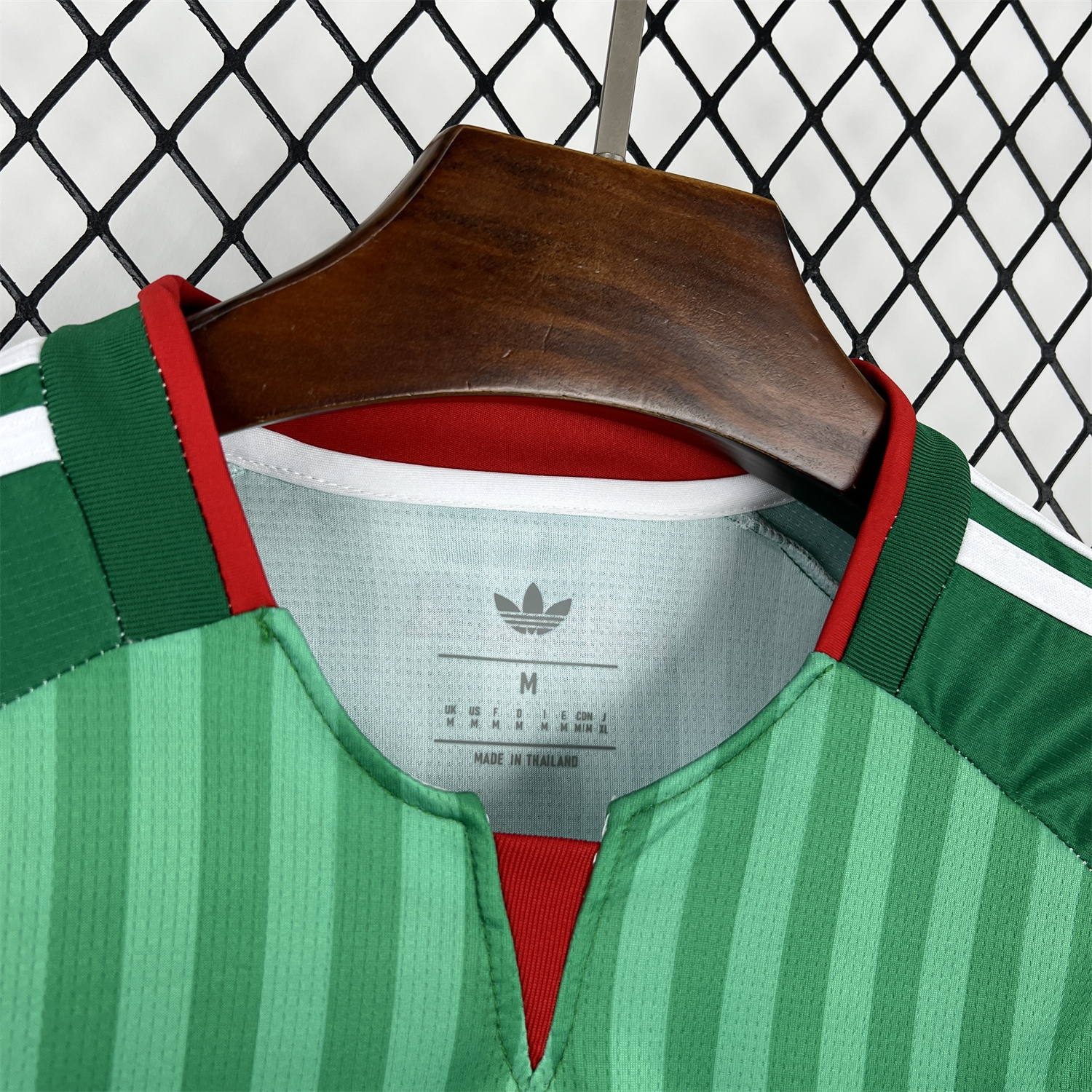 AlphaJersey-Algeria 2026 Away Green Jersey - Fans Version