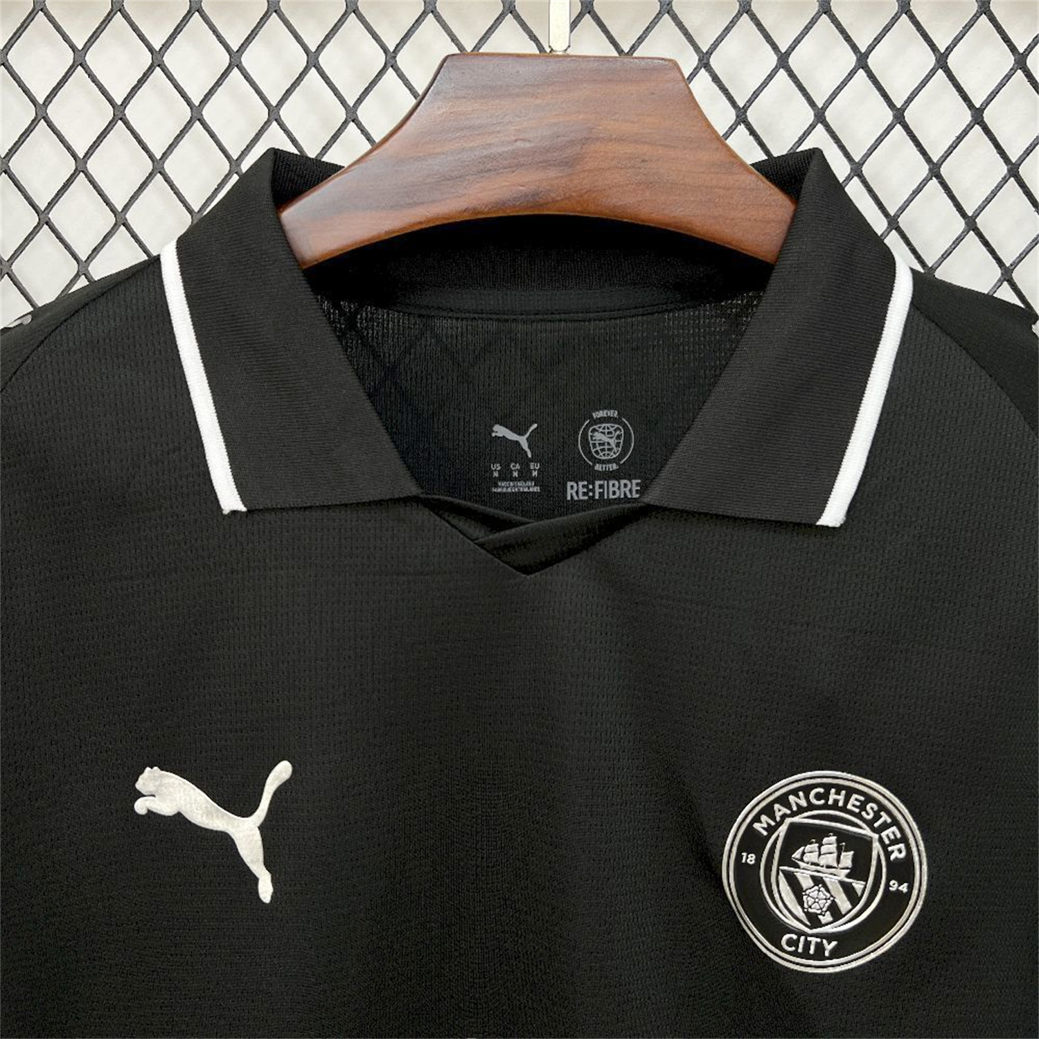 AlphaJersey-Manchester City 25-26 Away Long Sleeves Black Jersey - Fans Version