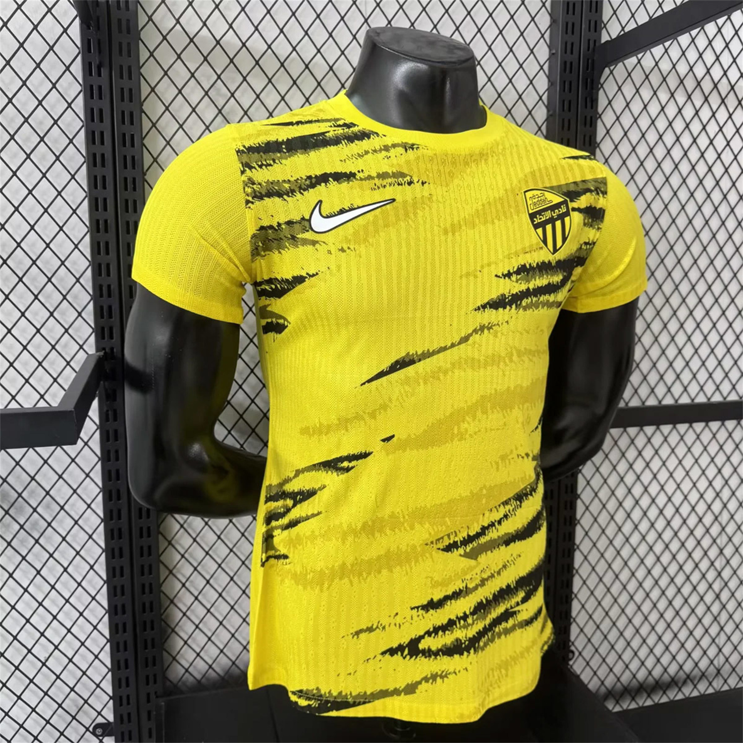 AlphaJersey-Al Ittihad Jeddah United 25-26 Pre-Match Yellow Jersey - Player Version