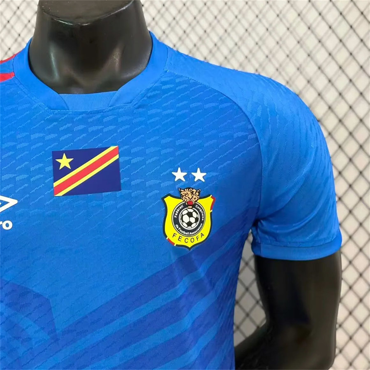 AlphaJersey-Retro Congo 2023 Home Blue Jersey - Player Version