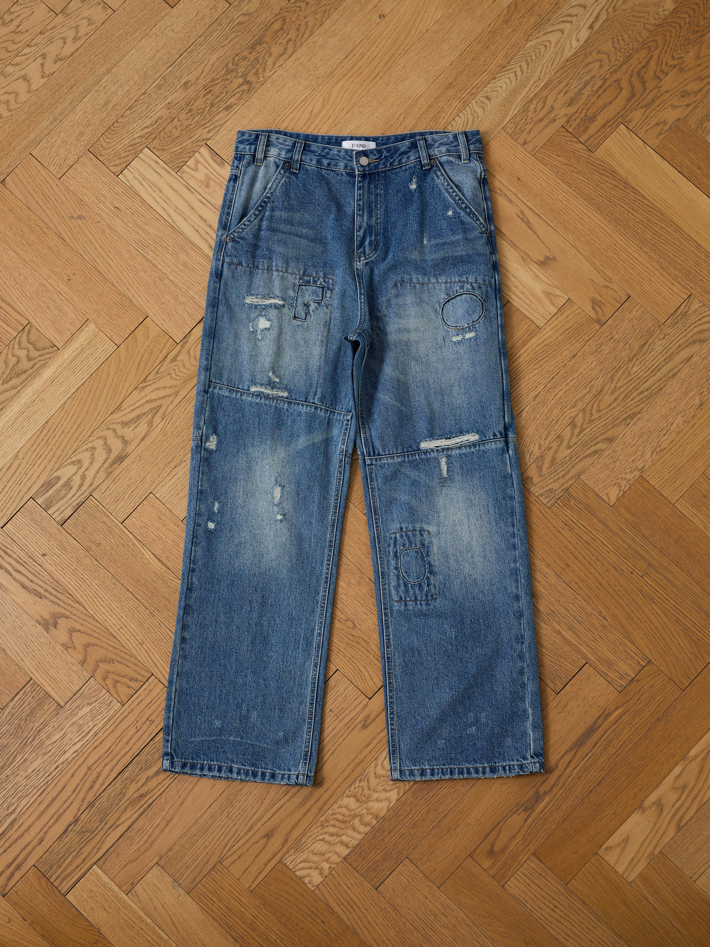 Painter Repaired Jeans | Modern Menswear by yycbvcnbmmnbm
