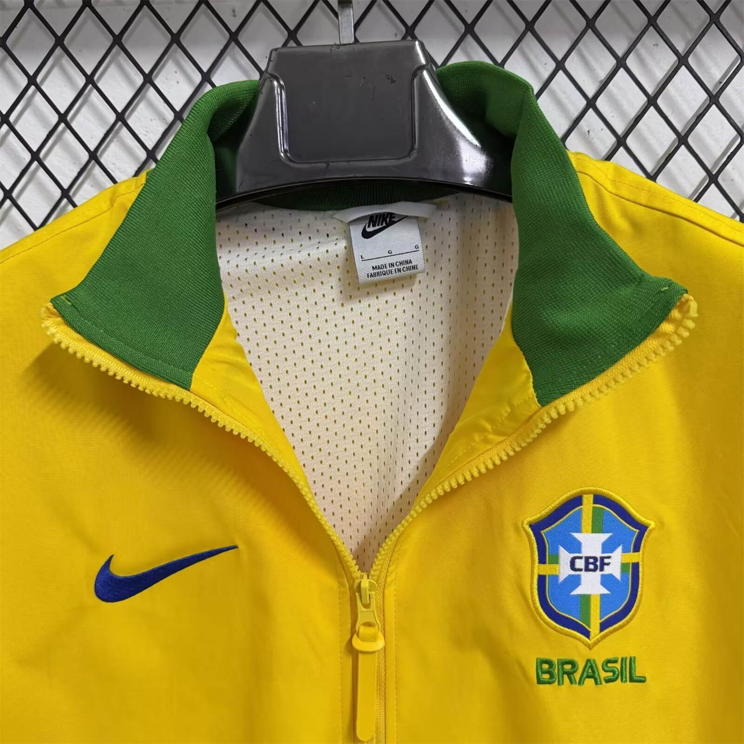AlphaJersey-Brazil 2026 Windbreaker Jacket - Yellow