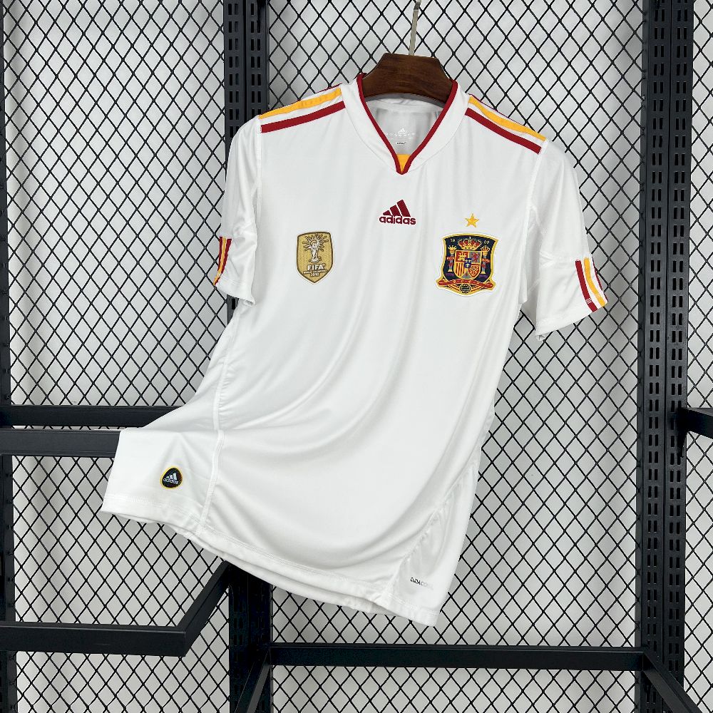 AlphaJersey-Retro Spain 2011 Away White Jersey