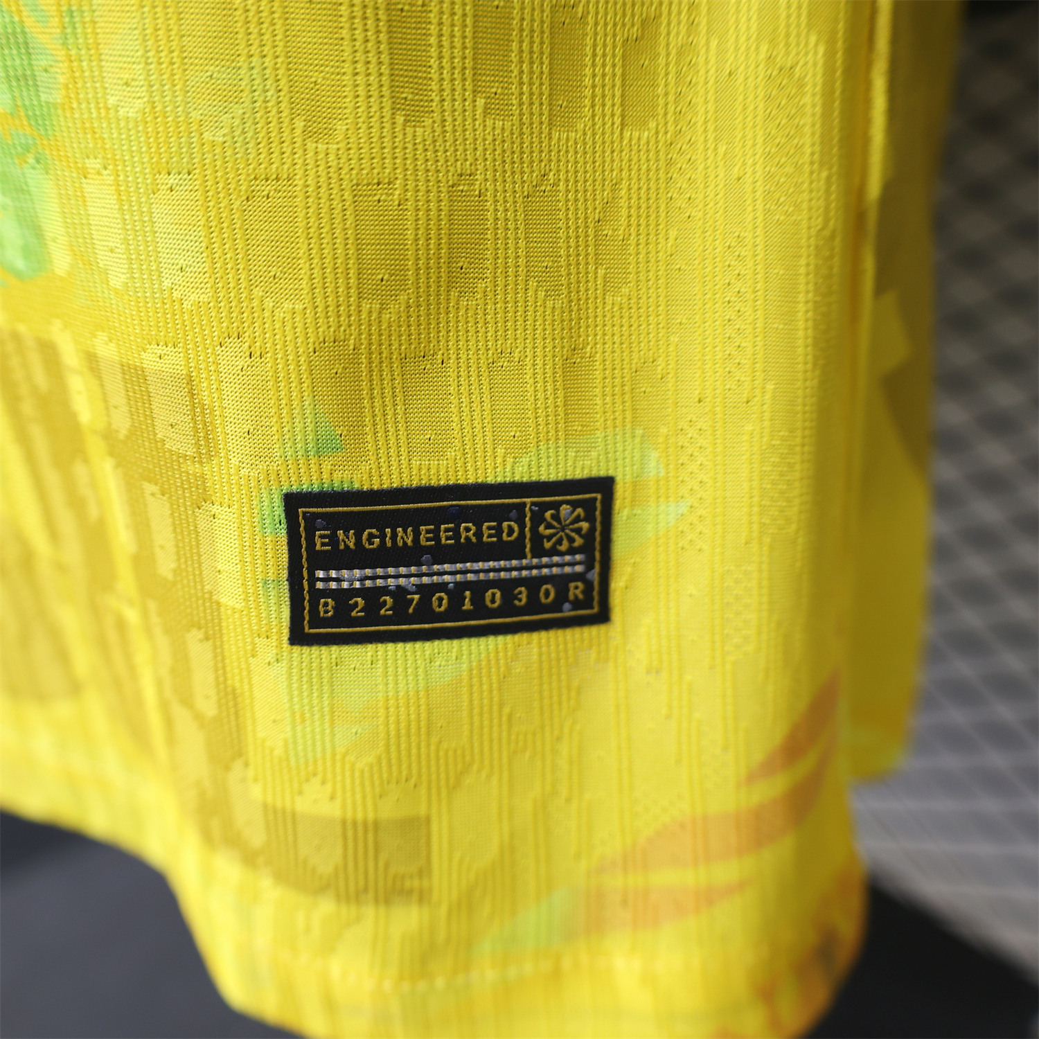 AlphaJersey-Brazil 2026 Yellow Waves Special Jersey - Player Version
