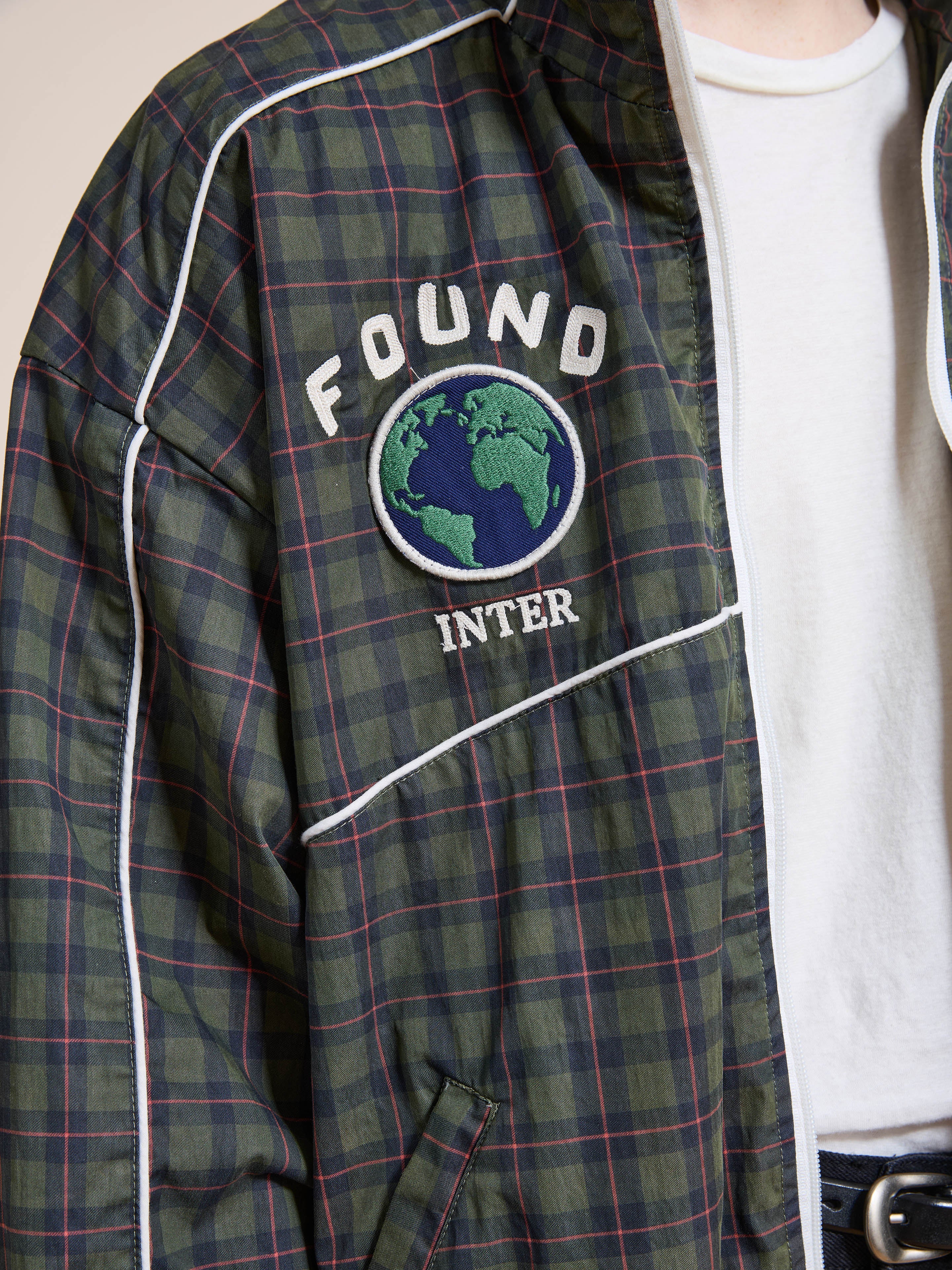 Forest Plaid Track Jacket | Modern Menswear by yycbvcnbmmnbm