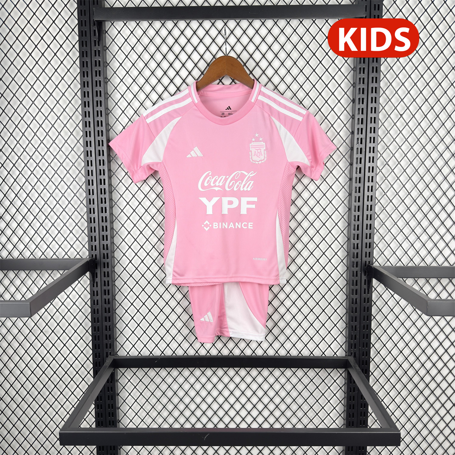 AlphaJersey-Argentina 2026 Pink Special Kids Kit