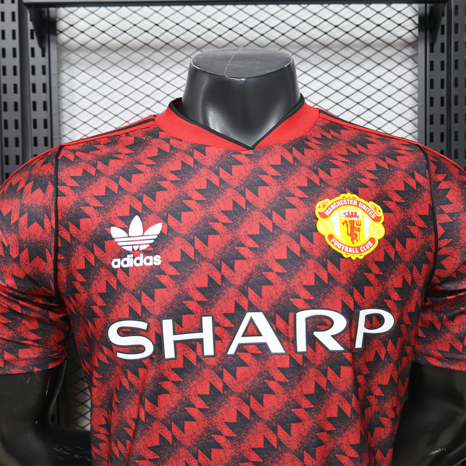 AlphaJersey-Manchester United 26-27 Terrace Icon Retro Casual Style Red Jersey - Player Version