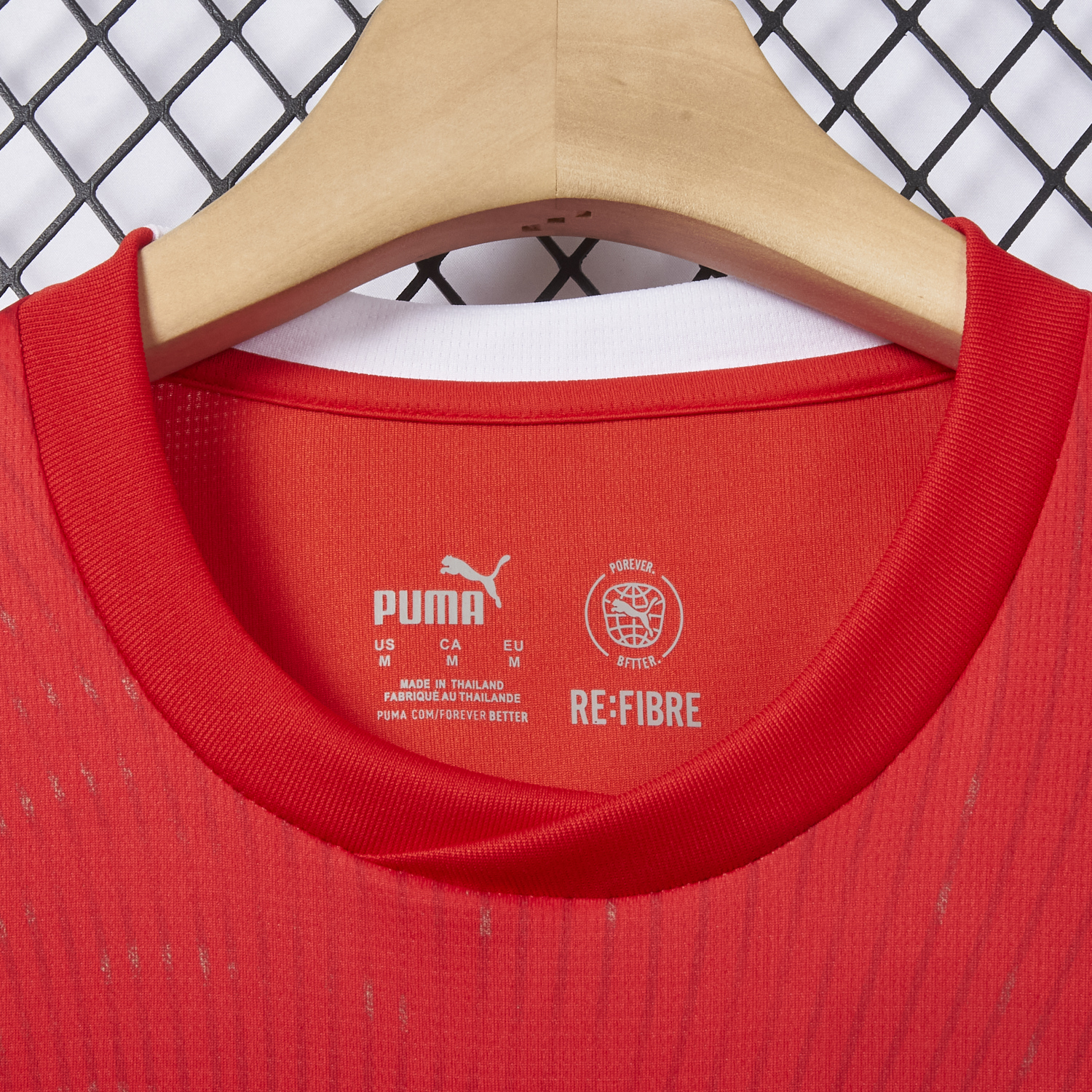 AlphaJersey-Switzerland 2026 Home Red Jersey - Fans Version
