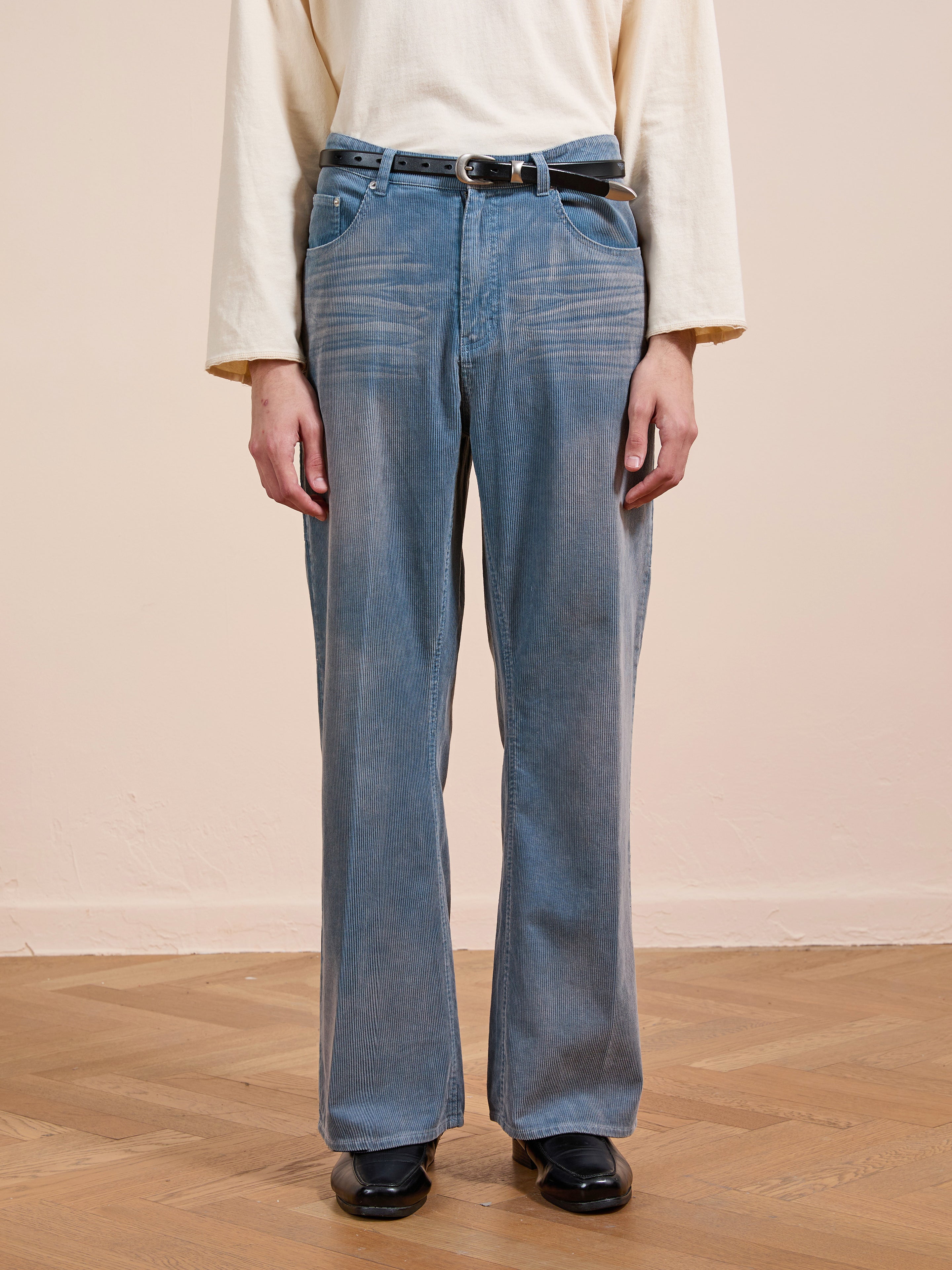 Corduroy Flare Work Pants | Modern Menswear by yycbvcnbmmnbm