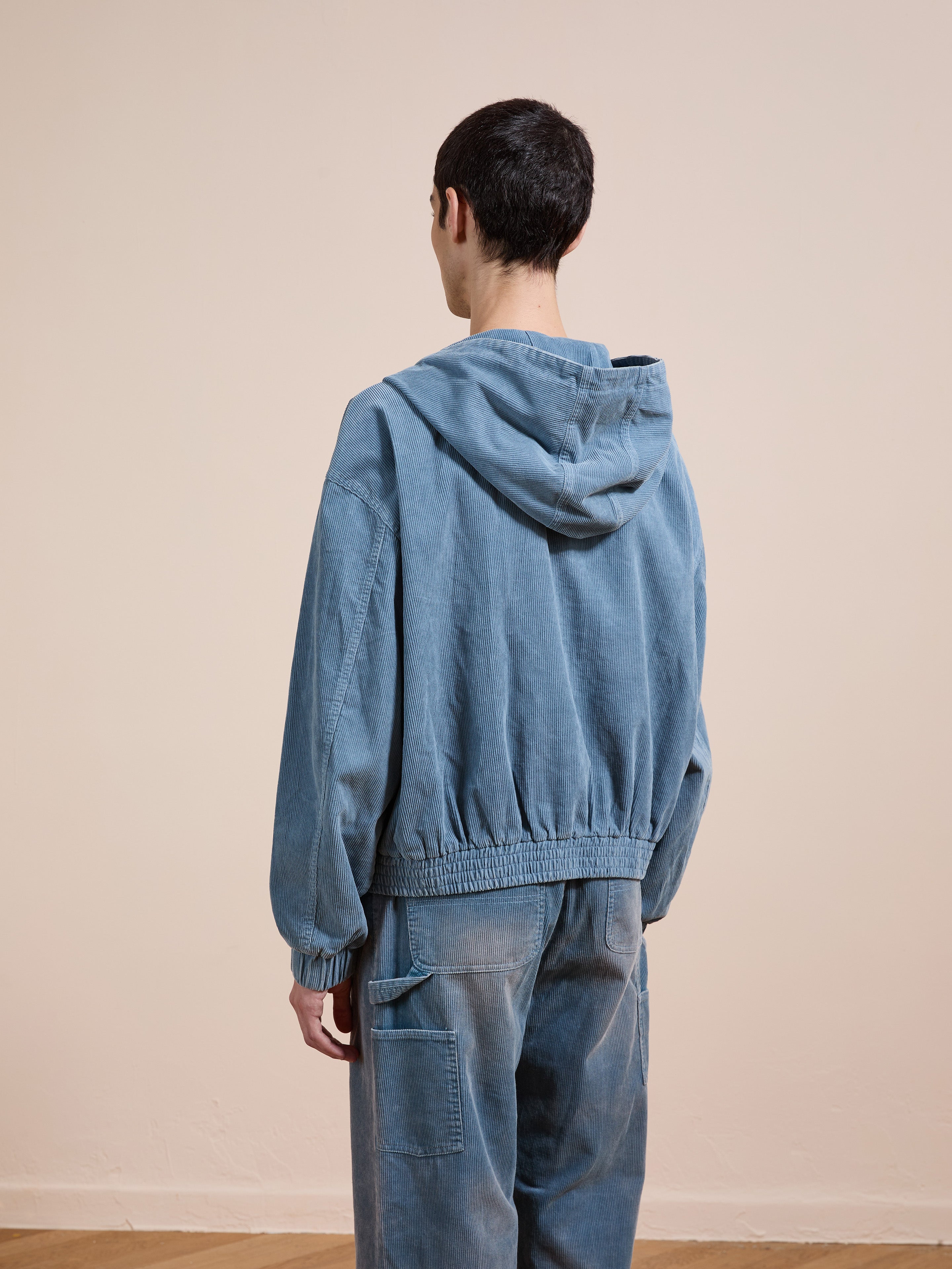 Corduroy Zip Up Hoodie | Modern Menswear by yycbvcnbmmnbm