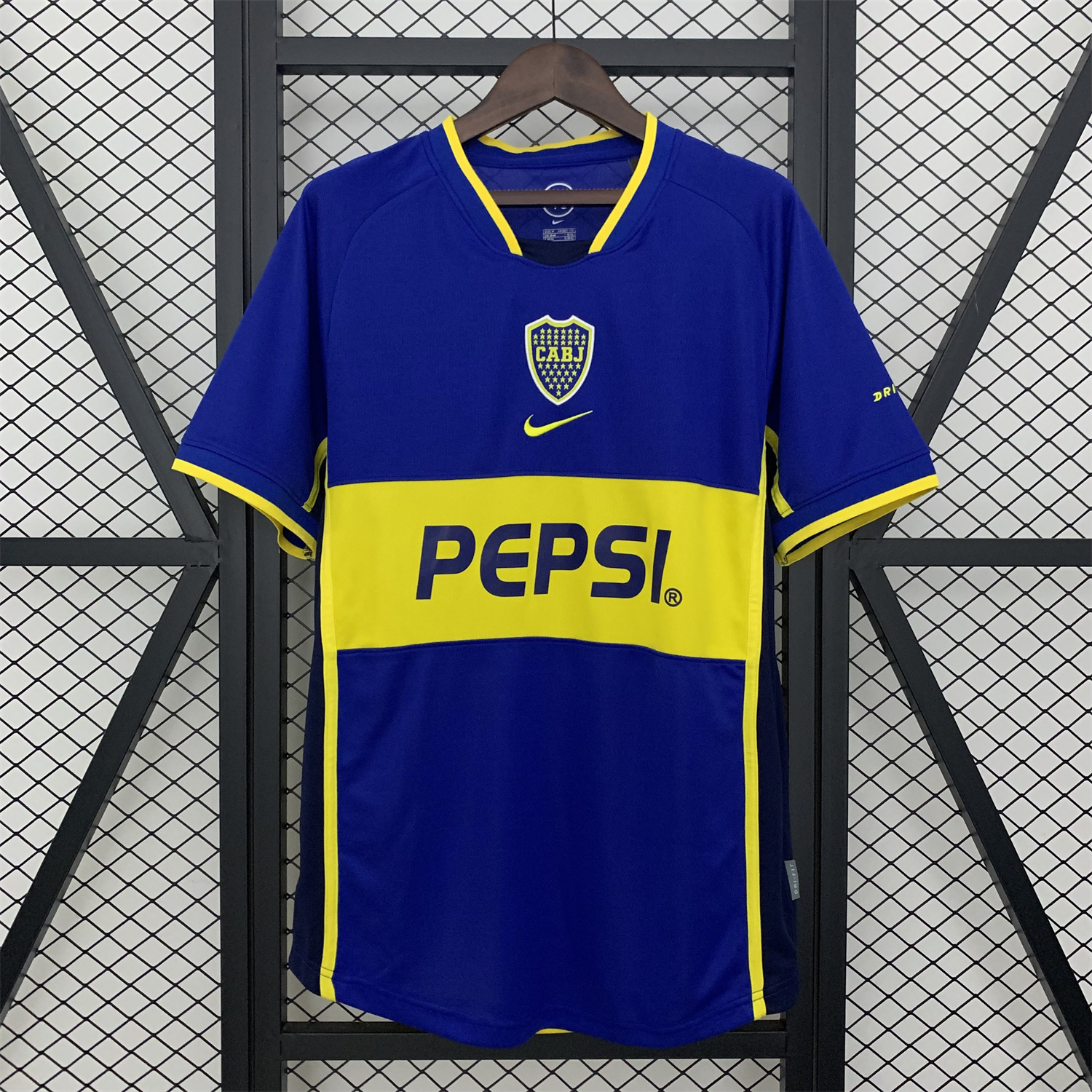 AlphaJersey-Retro Boca Juniors 2002-03 Home Jersey