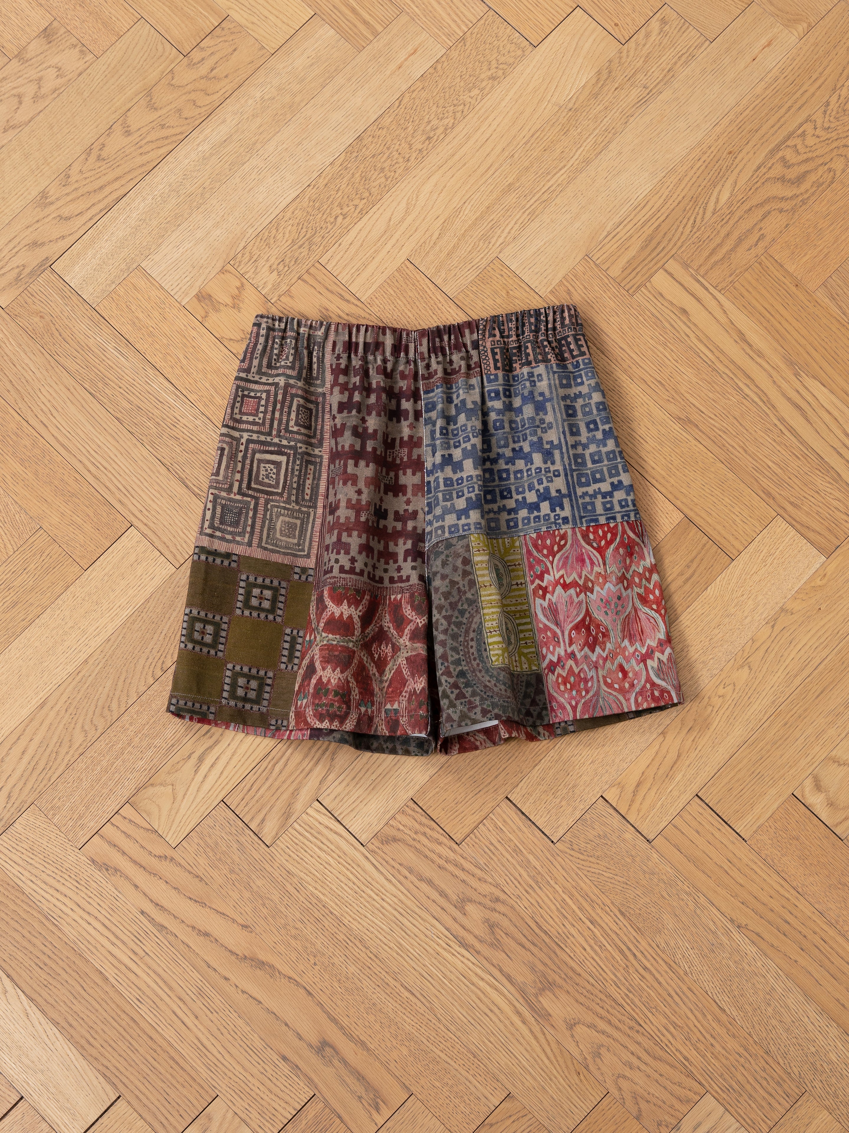 Watercolor Mosaic Work Shorts | Modern Menswear by yycbvcnbmmnbm