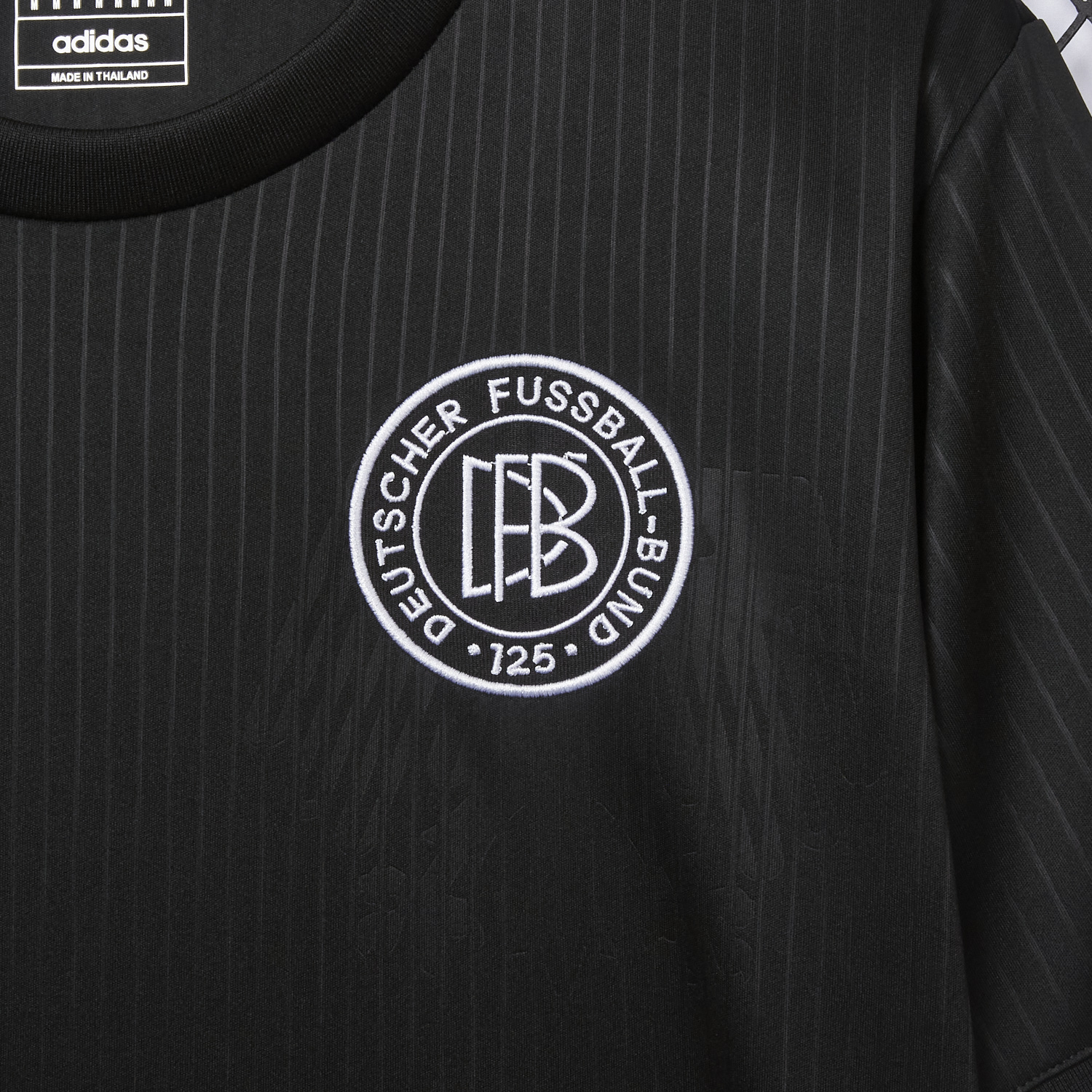 AlphaJersey-Germany 2025 Black 125-Year Anniversary Commemorative Edition Jersey - Fans Version