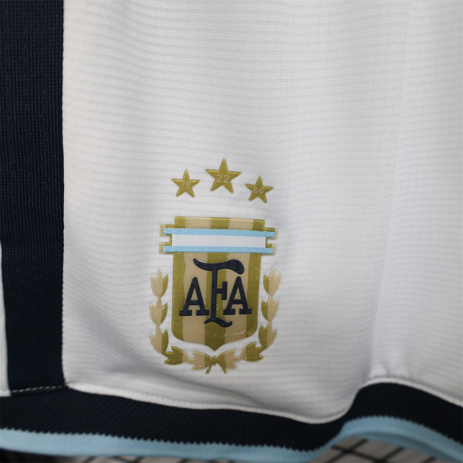 AlphaJersey-Argentina 2026 White Shorts - Player Version