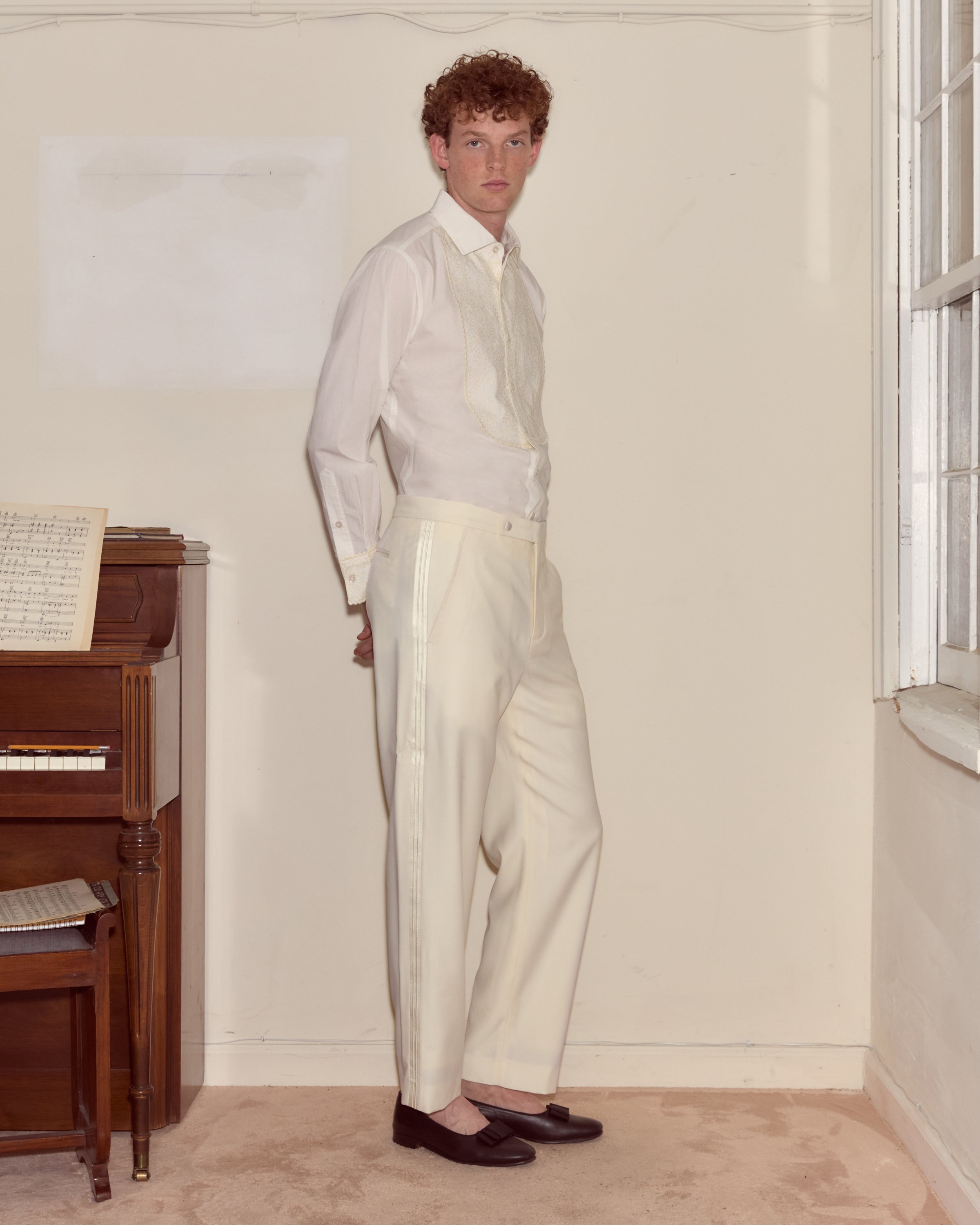 Meringue Smoking Trousers | Modern Menswear by yycbvcnbmmnbm