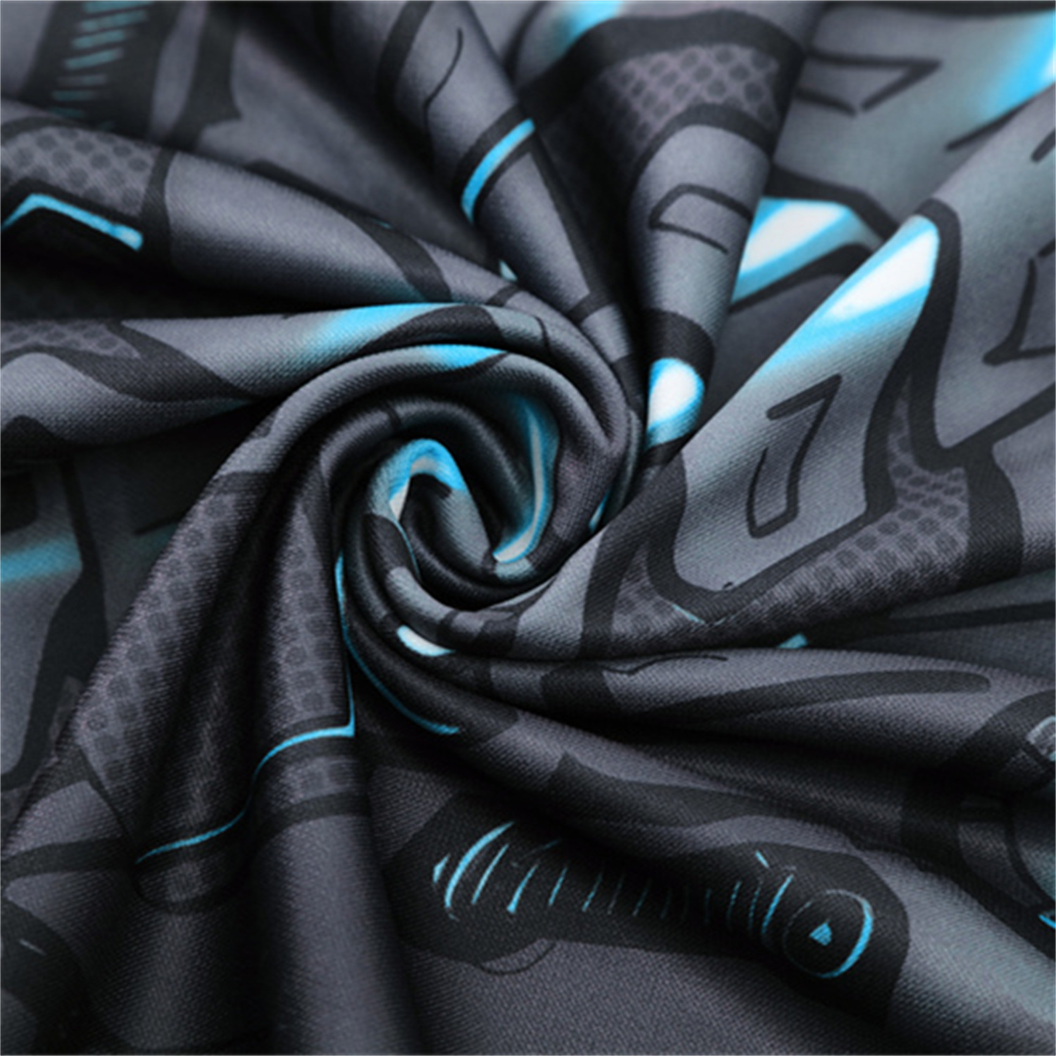 AlphaJersey-Napoli 25-26 Long Sleeve Training Set - Gray Mecha Top & Black Pants