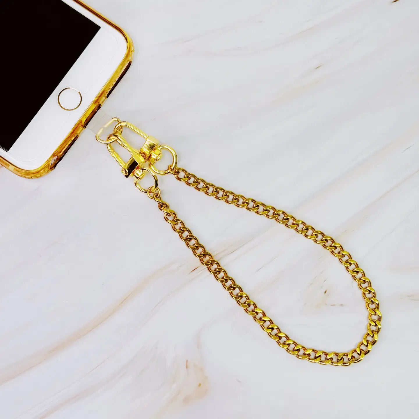 Gold Chain Phone Wristlet | Elegant Women's Fashion by coolavocek