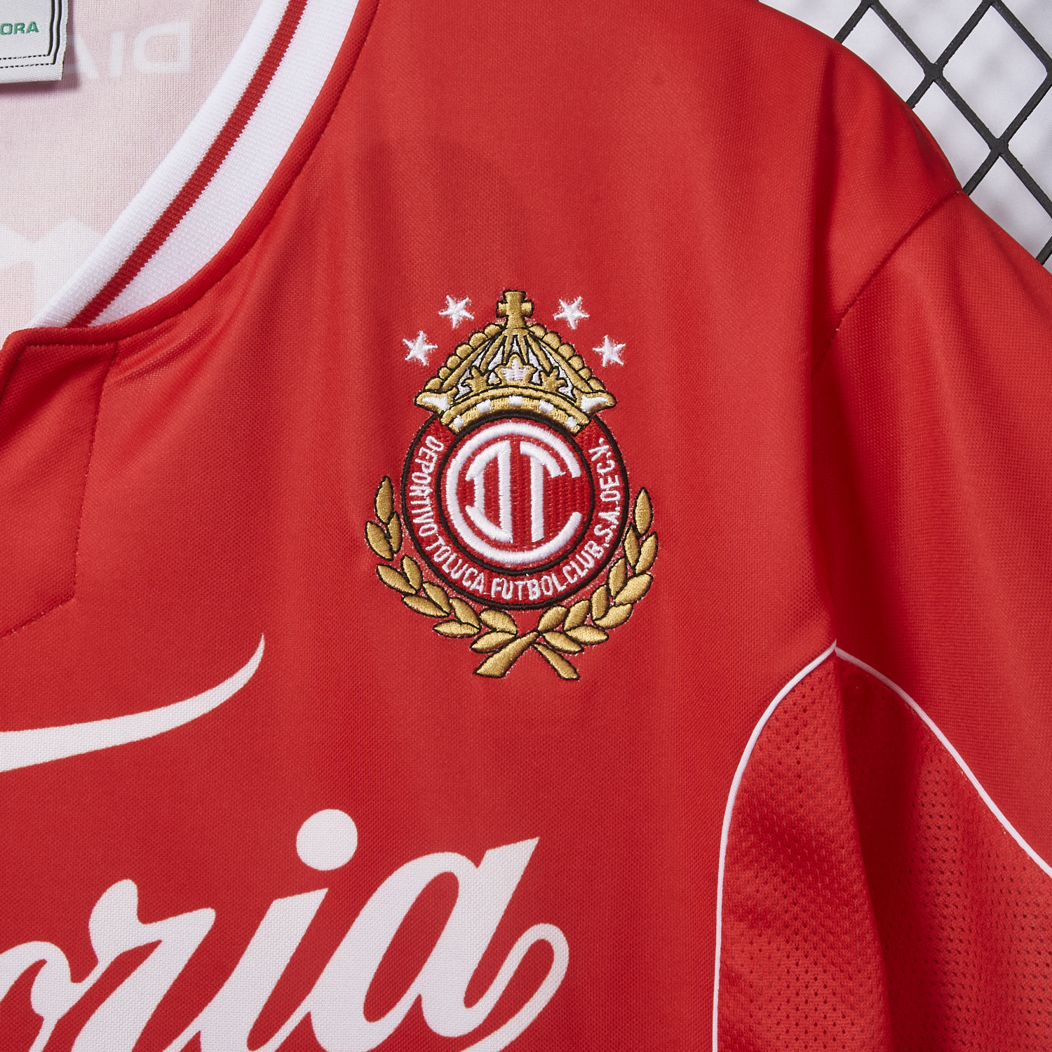 AlphaJersey-Retro Toluca 1998-99 Home Red Jersey