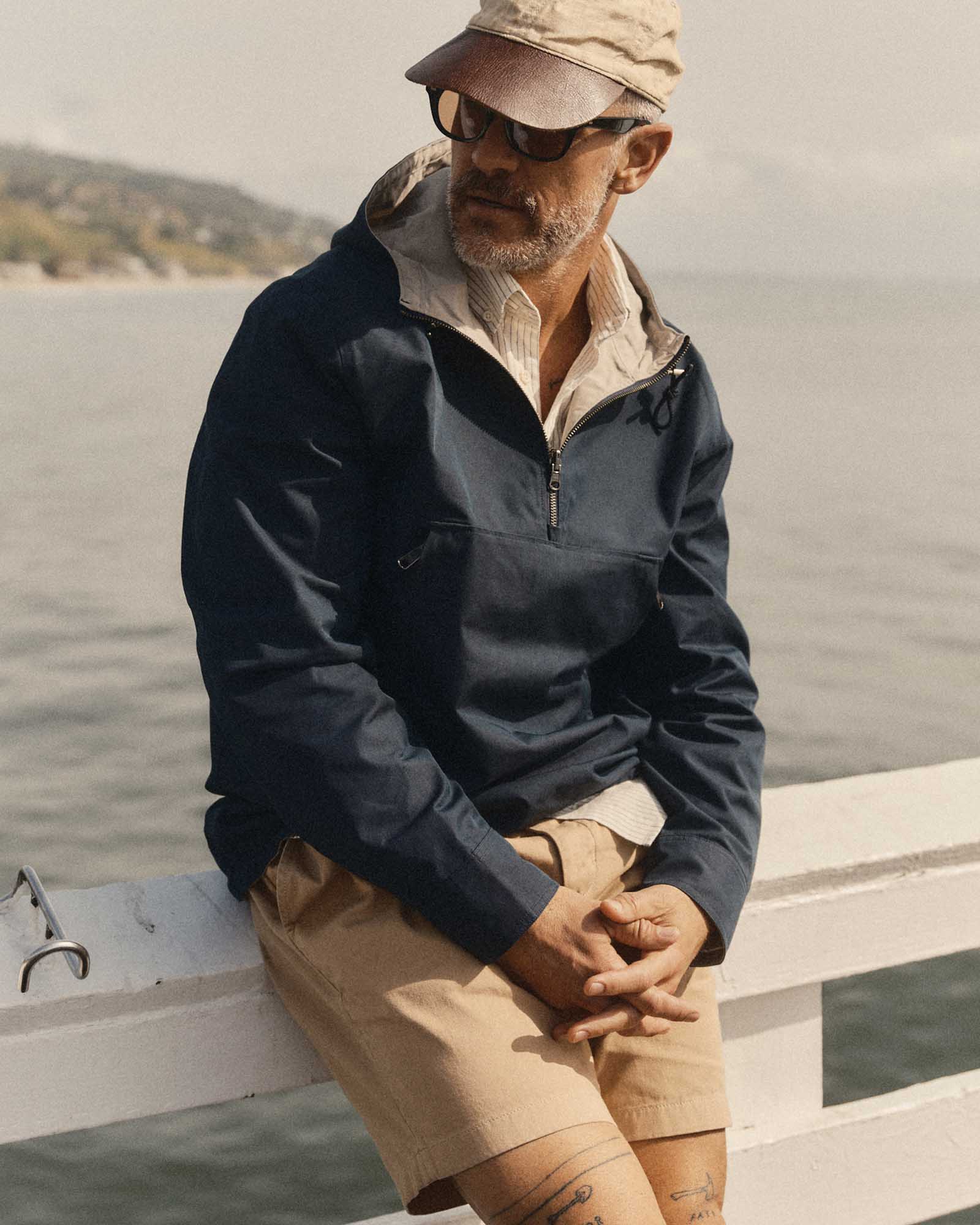 The Squall Anorak in Navy Twill | Modern Menswear by yycbvcnbmmnbm
