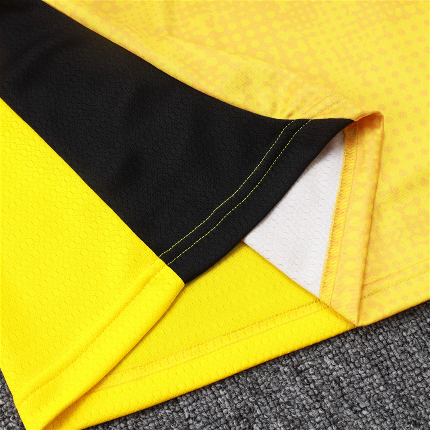 AlphaJersey-Dortmund 25-26 Jacket Training Tracksuit - Yellow top & Black Pants