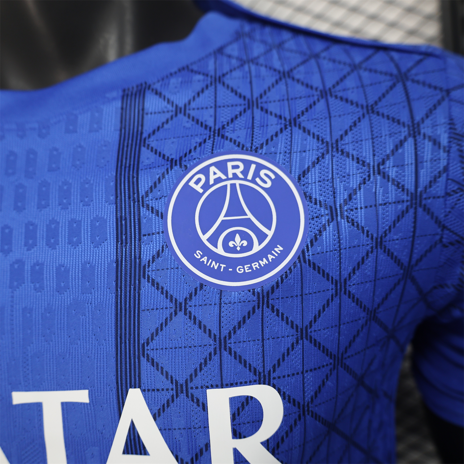 AlphaJersey-Paris Saint-Germain PSG 25-26 Blue Pre-Match Training Jersey - Player Version