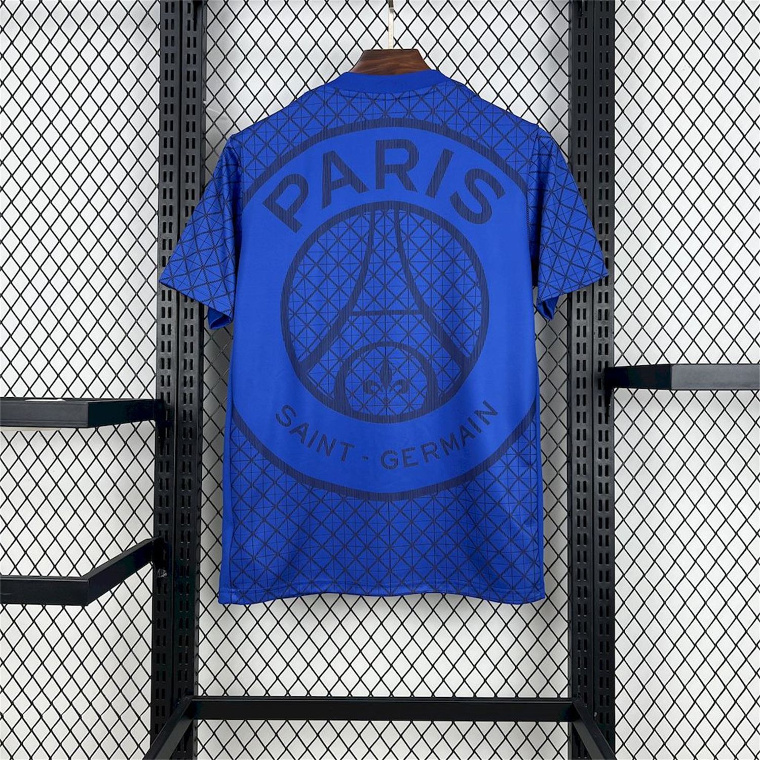 AlphaJersey-Paris Saint-Germain PSG 25-26 Blue Pre-Match Training Jersey - Fans Version