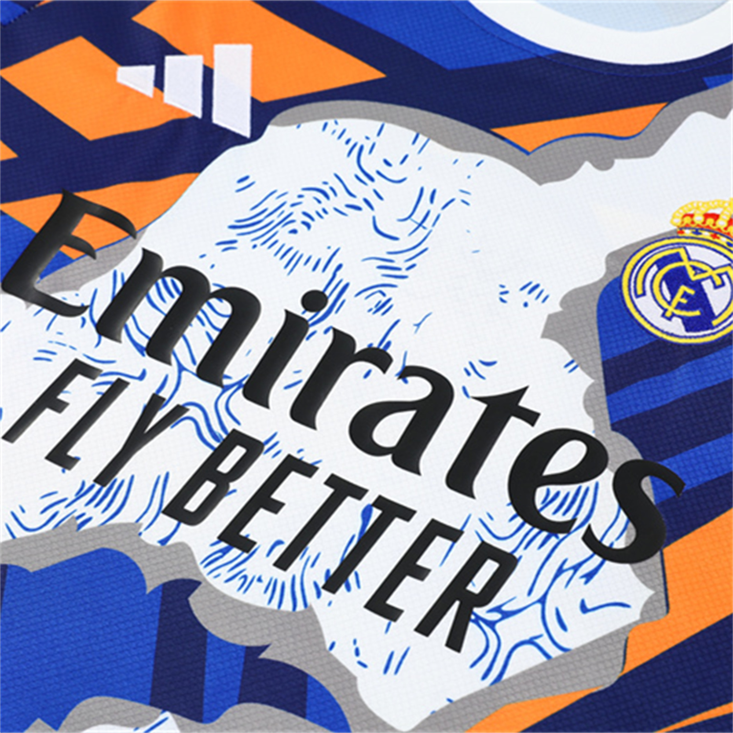 AlphaJersey-Real Madrid 25-26 Short-Sleeve Training Set - CamouflageTop & Black Shorts