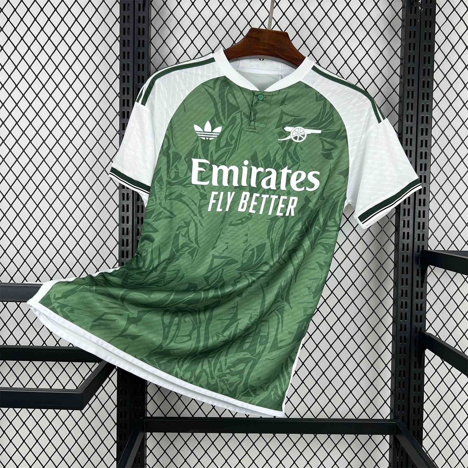 AlphaJersey-Arsenal 26-27 Green Pre-Match Training Jersey - Fans Version