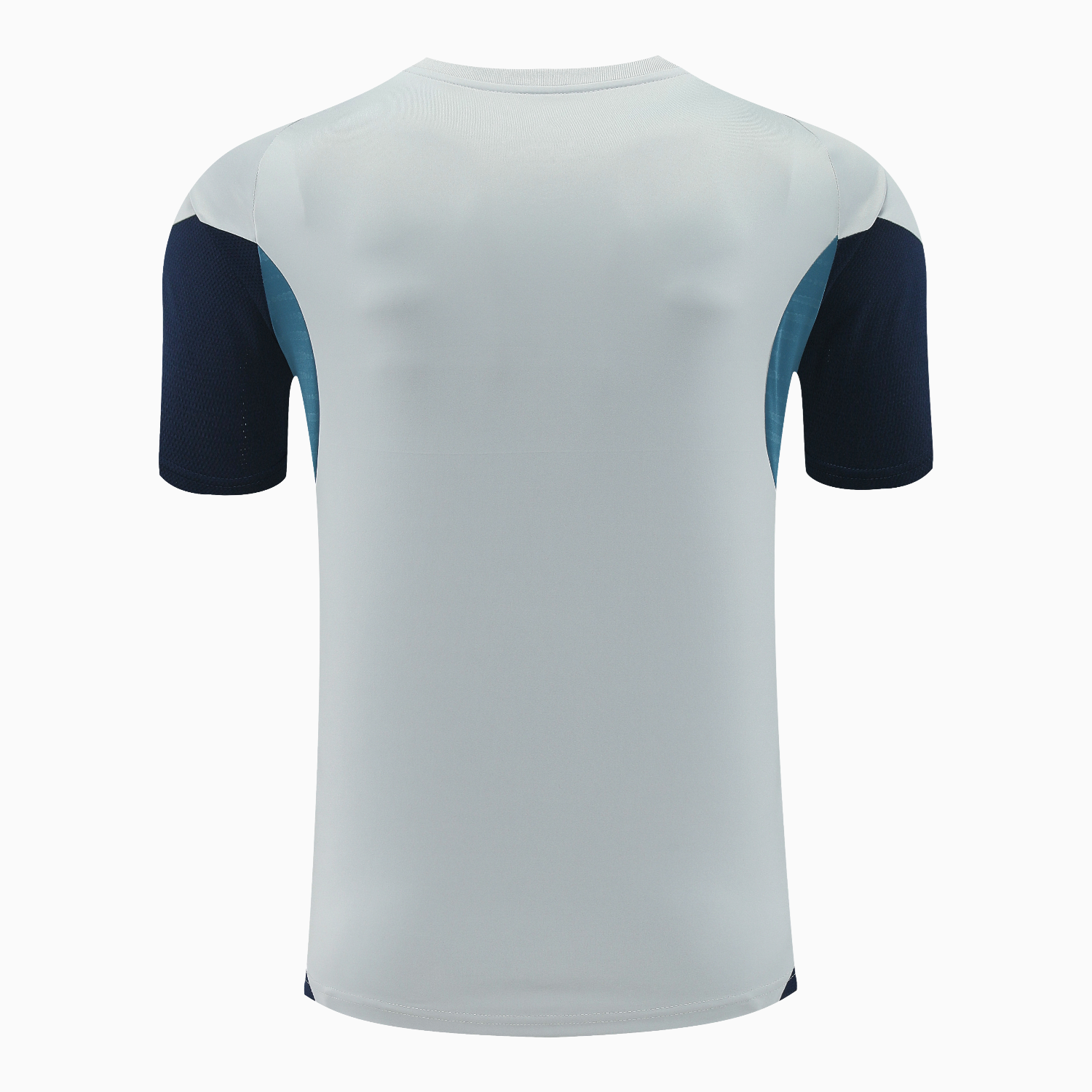 AlphaJersey-Arsenal 25-26 Short-Sleeve Training Set - Grey Top & Deep Blue Shorts