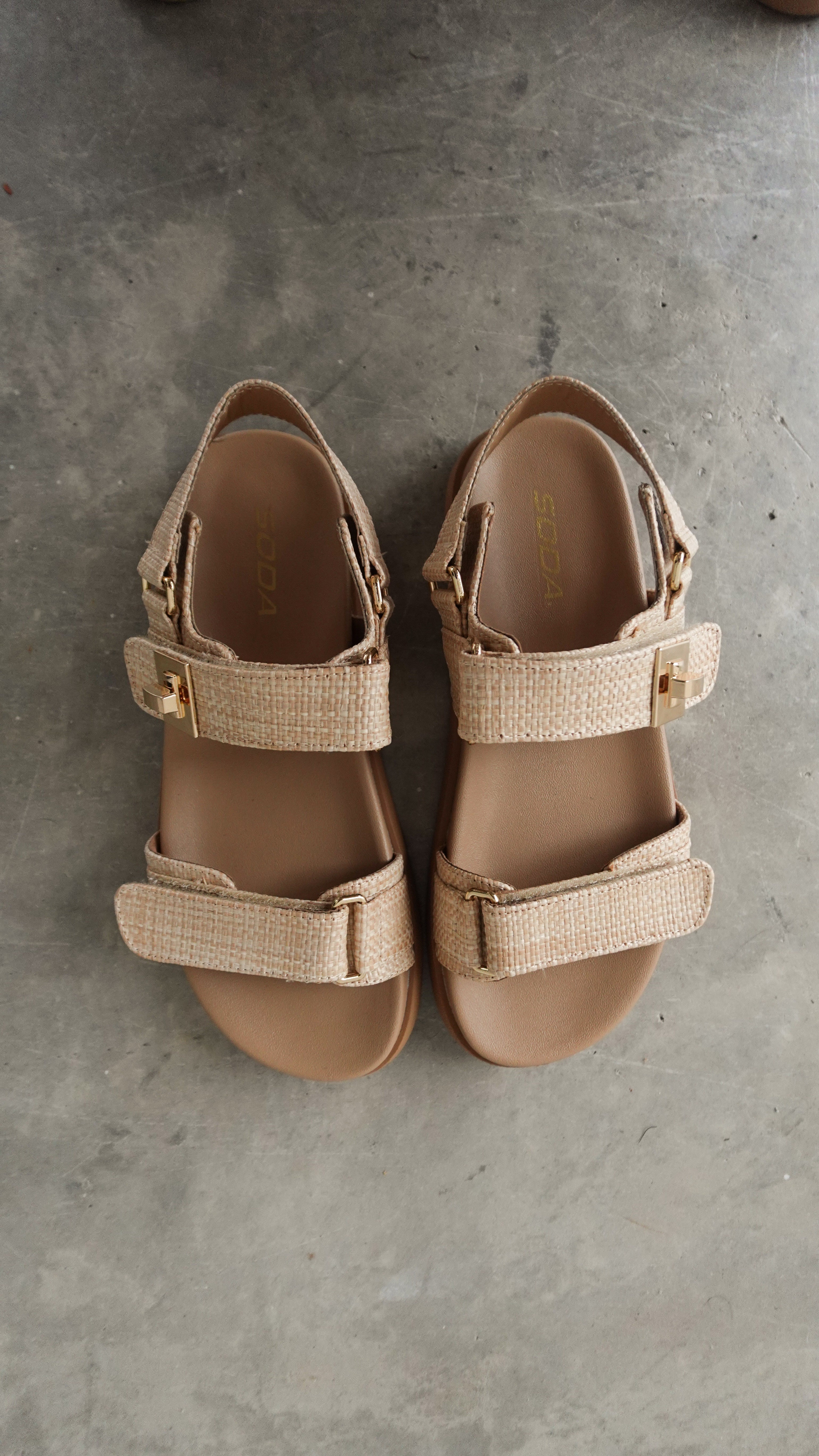 Natural Raffia Slingback Sandals | Elegant Women's Fashion by coolavocek