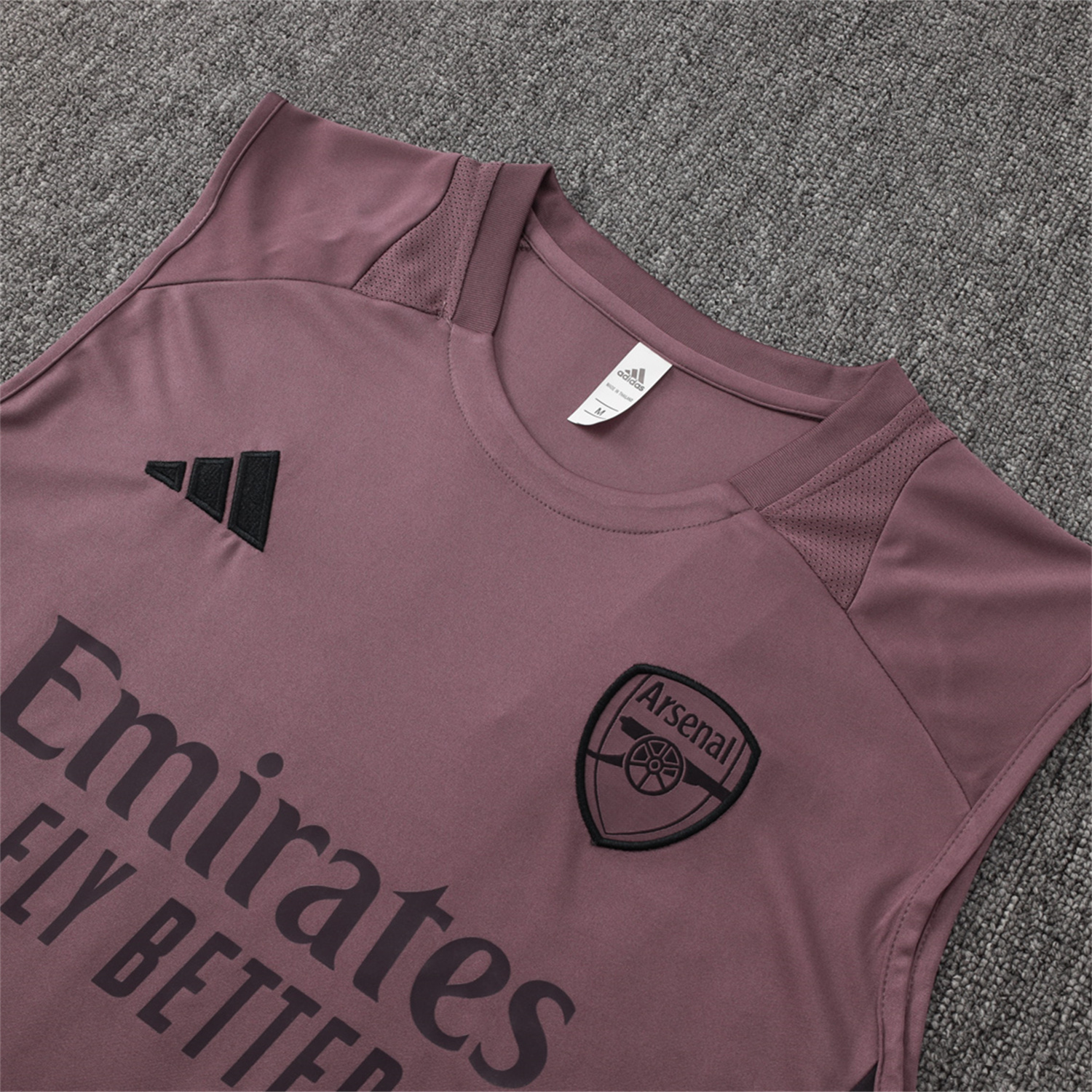 AlphaJersey-Arsenal 25-26 Vest Training Set - Purple Vest and Deep Purple Shorts