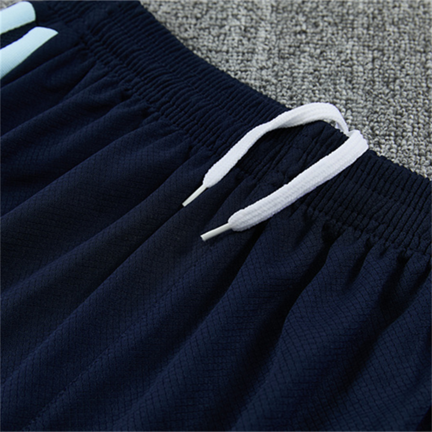 AlphaJersey-Argentina 2026 Kids Short-Sleeve Training Set - Blue Rays Top and Blue Shorts