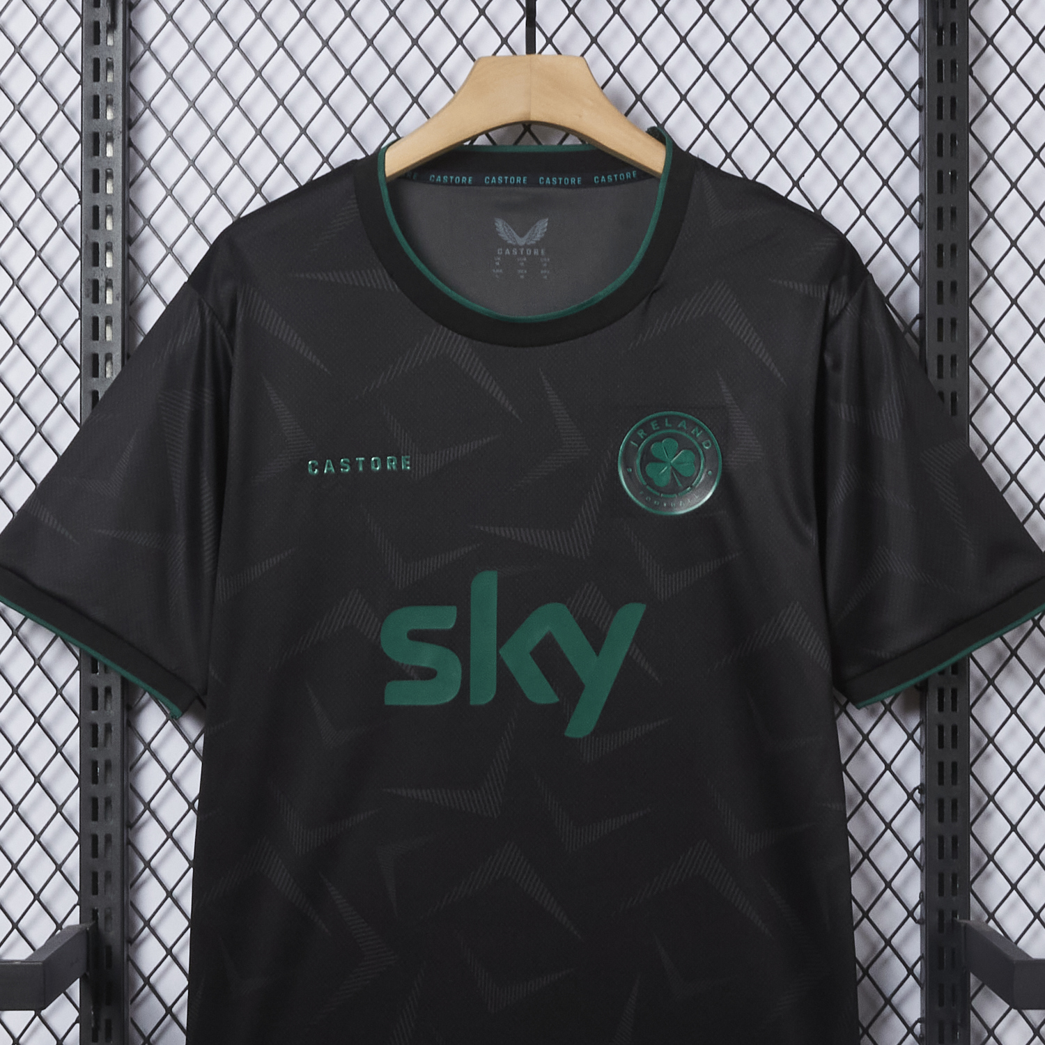 AlphaJersey-Ireland 2026 Stealth Black Special Jersey - Fans Version