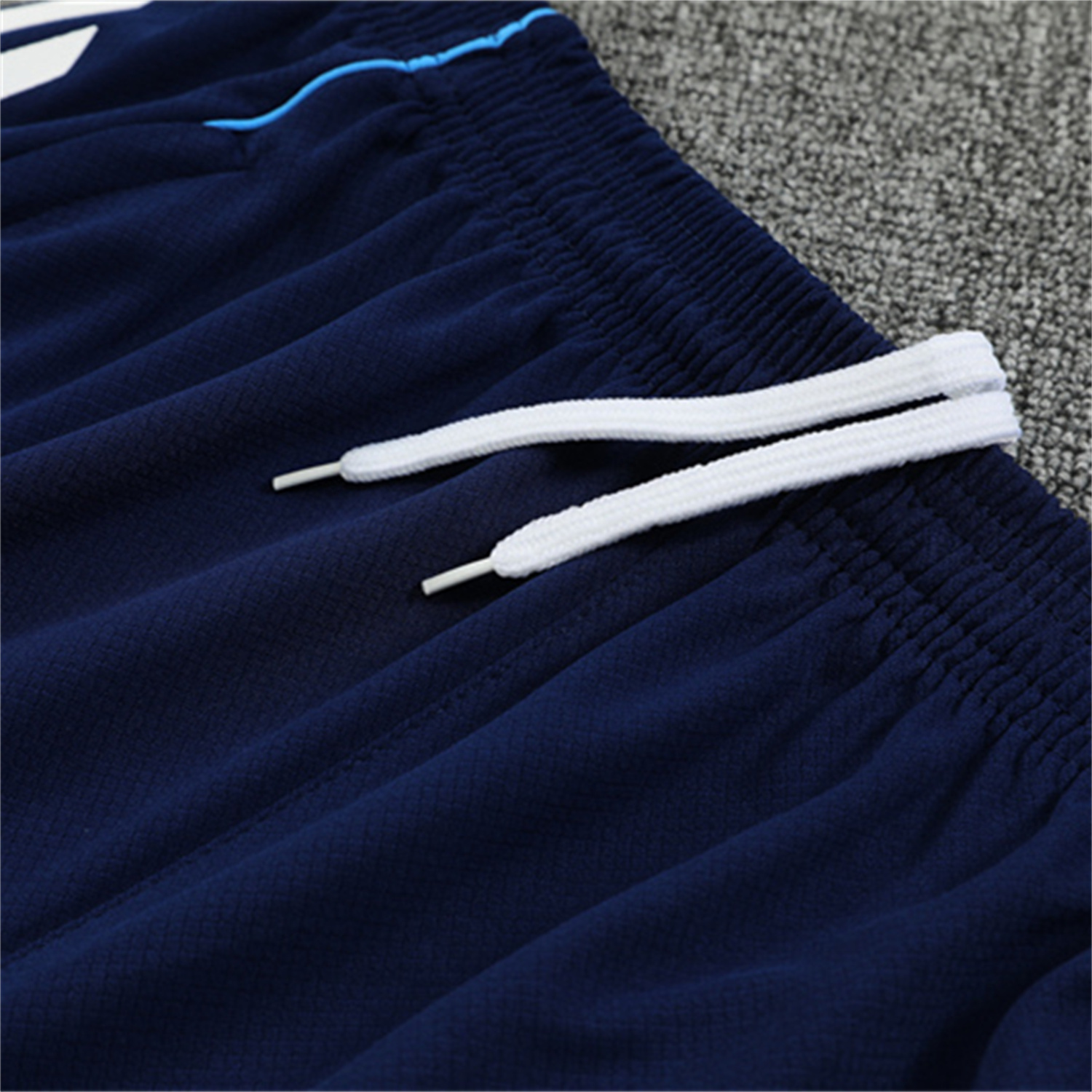 AlphaJersey-Real Madrid 25-26 Kids Short-Sleeve Training Set - Royal Blue Top & Royal Blue Shorts