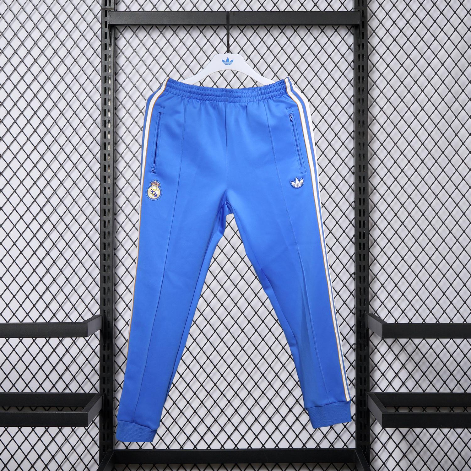 AlphaJersey-Real Madrid 25-26 Pure Color Training Set - Blue Top and Blue Pants