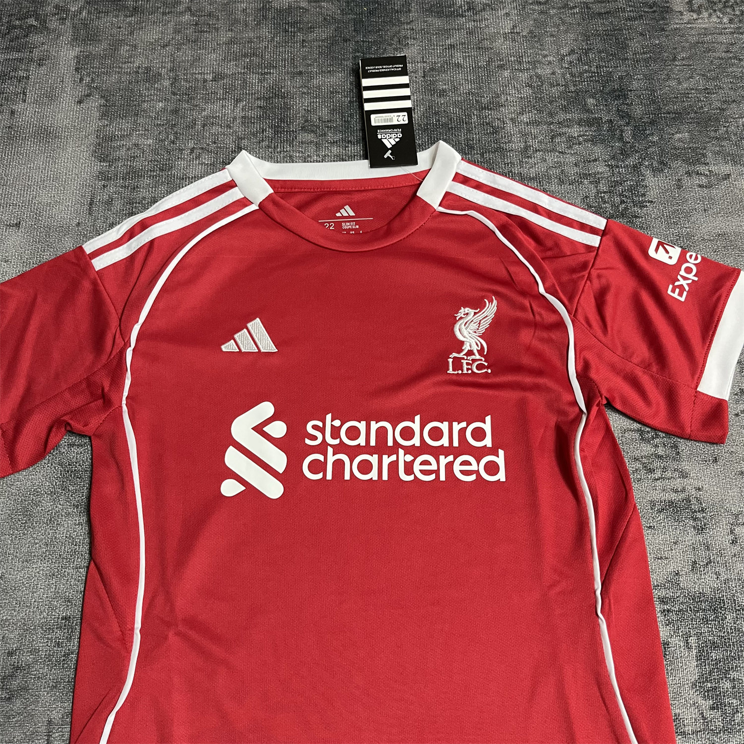 AJ-AlphaJersey-Liver.pool 25-26 Home Kids Kit