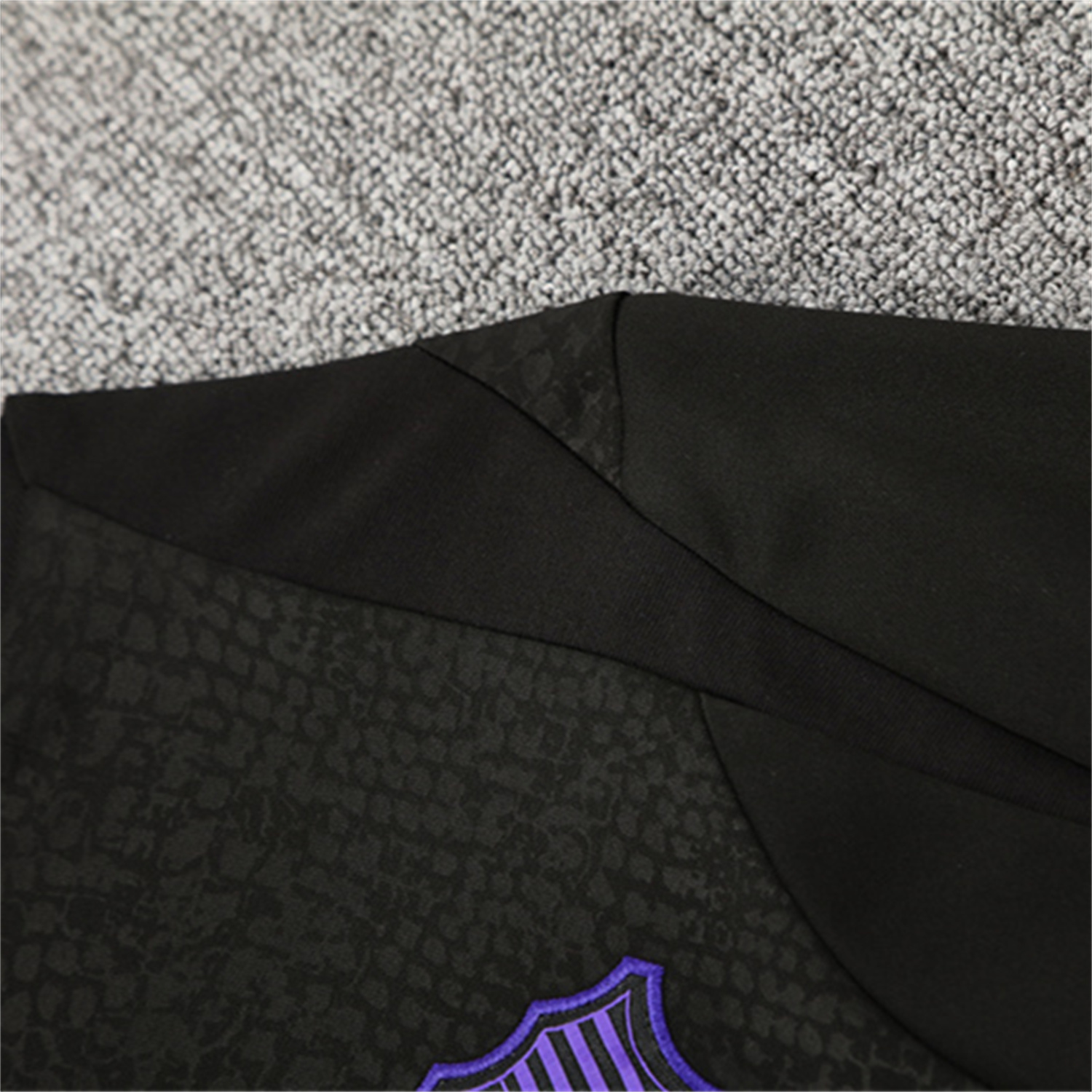 AlphaJersey-Barcelona 25-26 X KB Long Sleeve Training Set - Black Top & Black Pants