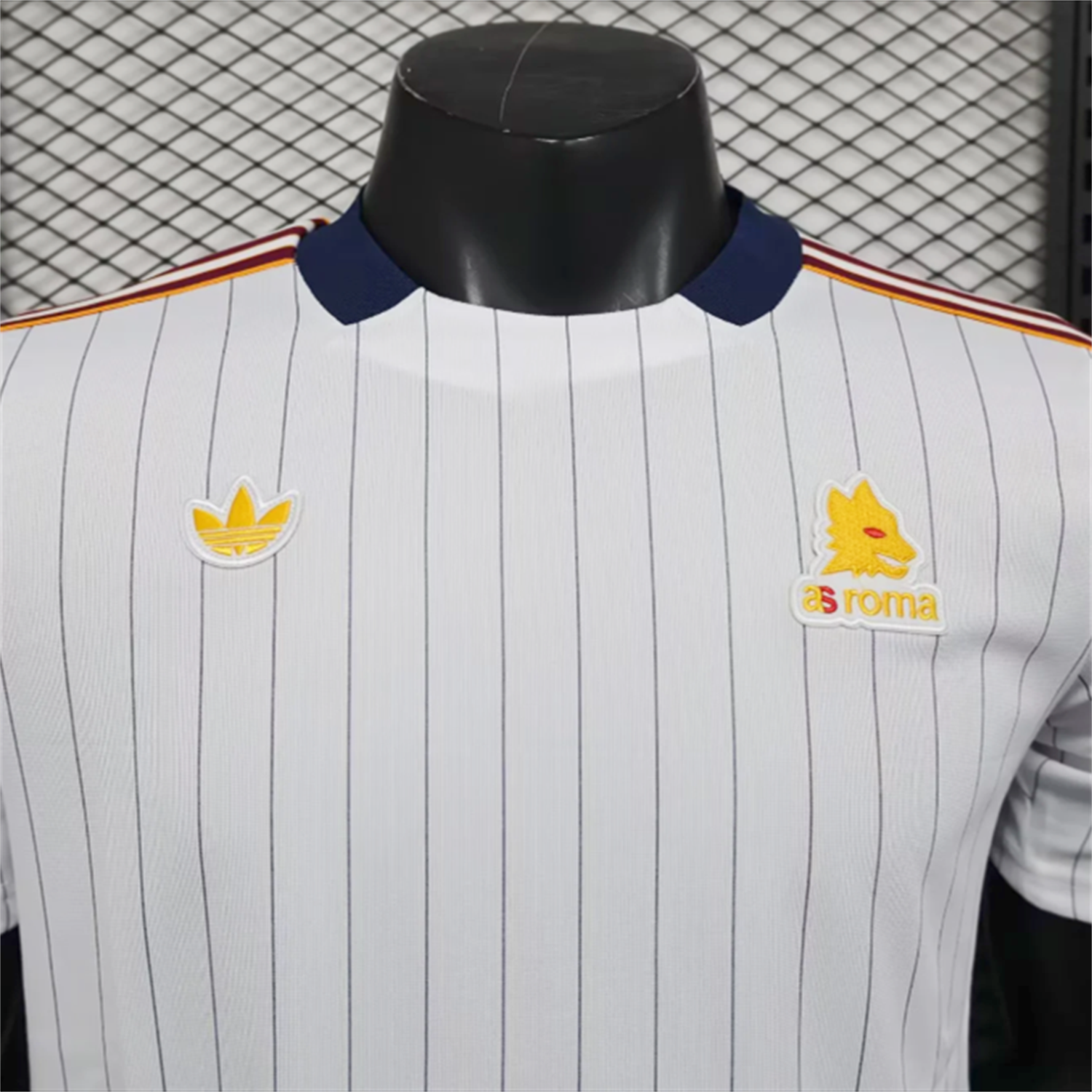 AlphaJersey-AS Roma 25-26 Icon Travel Special Edition White Jersey - Player Version