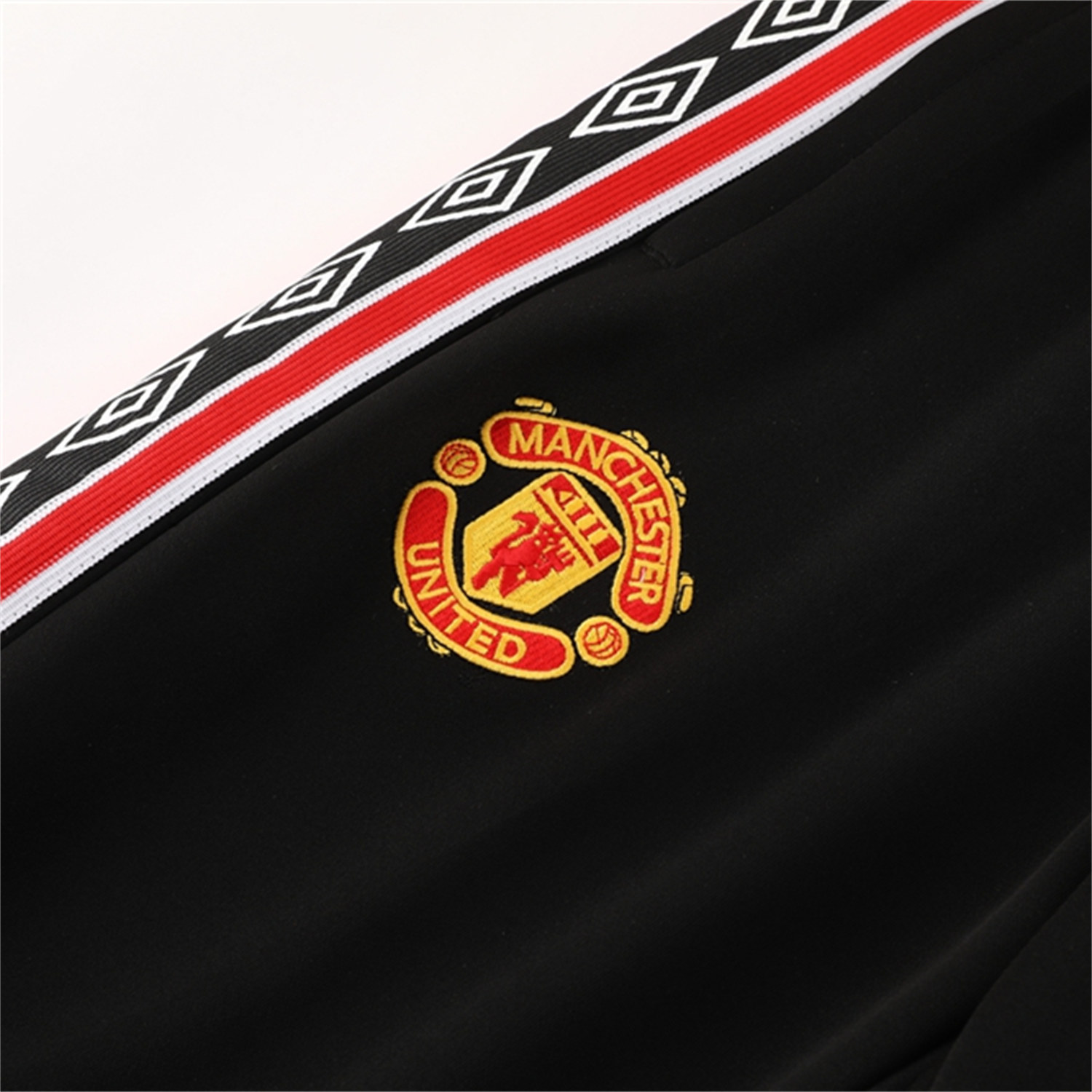 AlphaJersey-Manchester United 25-26 Throwback 98-99 Style Jacket Training Tracksuit - Black